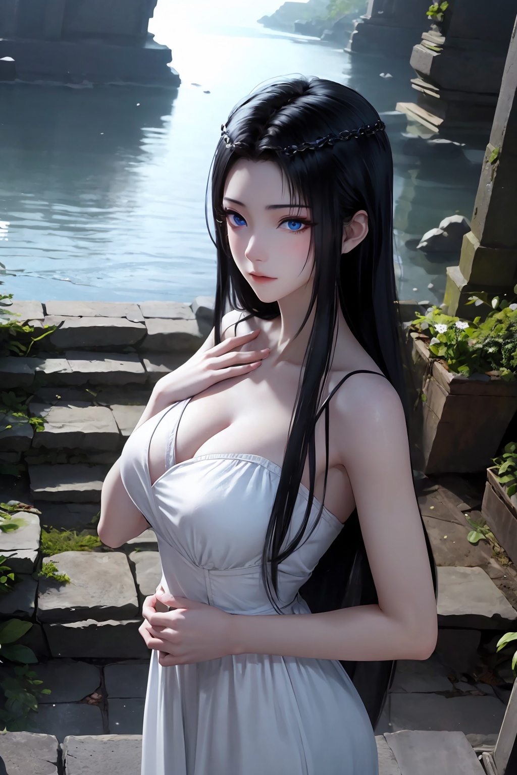 1girl,  solo,  looking at viewer on Tensor.Art