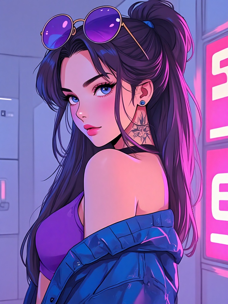 1girl,  solo,  long hair on Tensor.Art