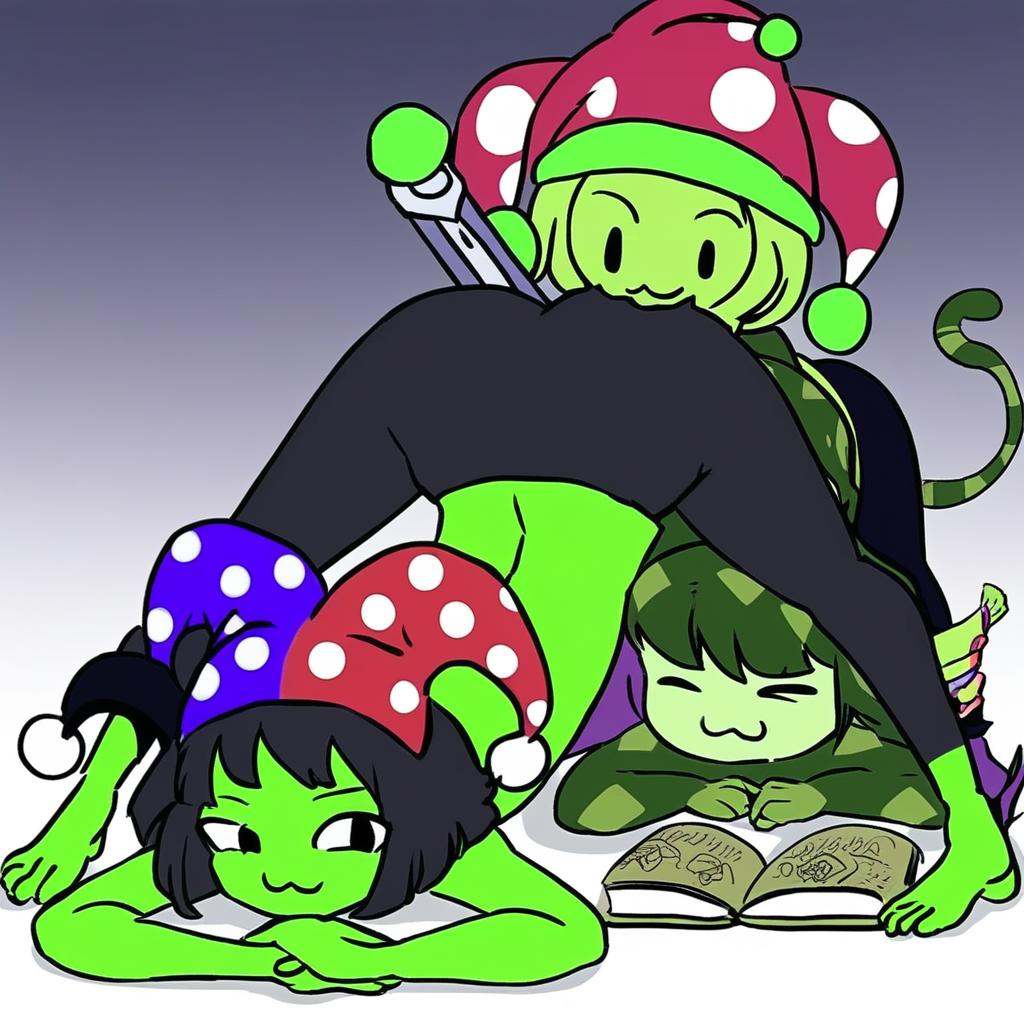 MinusStyle,  head wings,  threesome on Tensor.Art