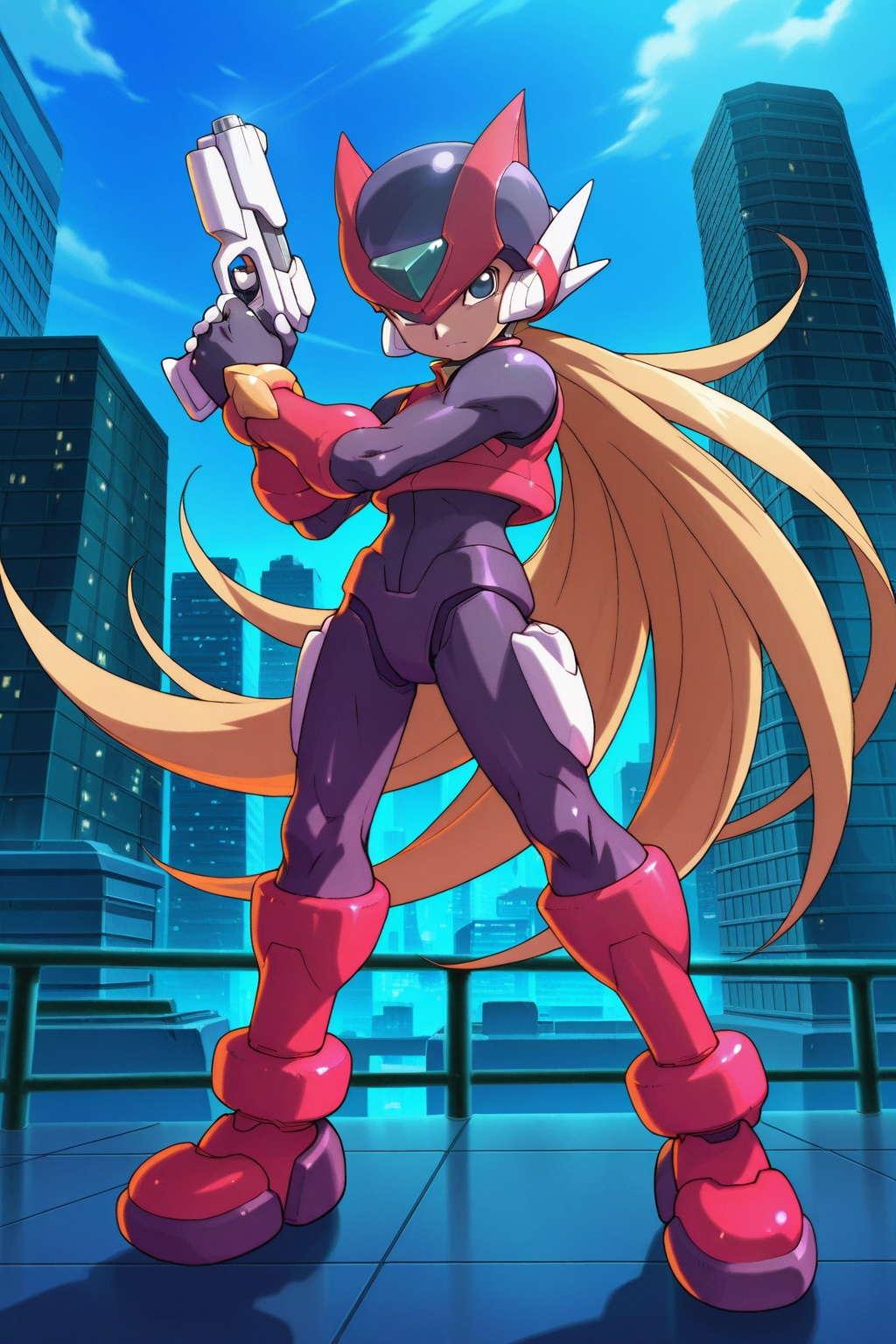 anime screencap,  high quality,  megaman_zero on Tensor.Art