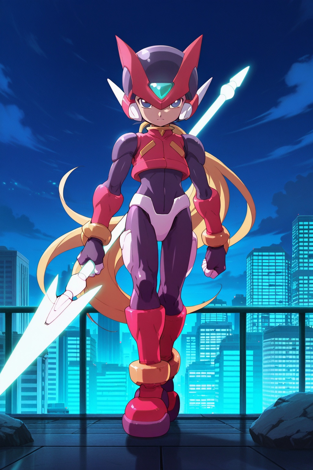 anime screencap,  high quality,  megaman_zero on Tensor.Art