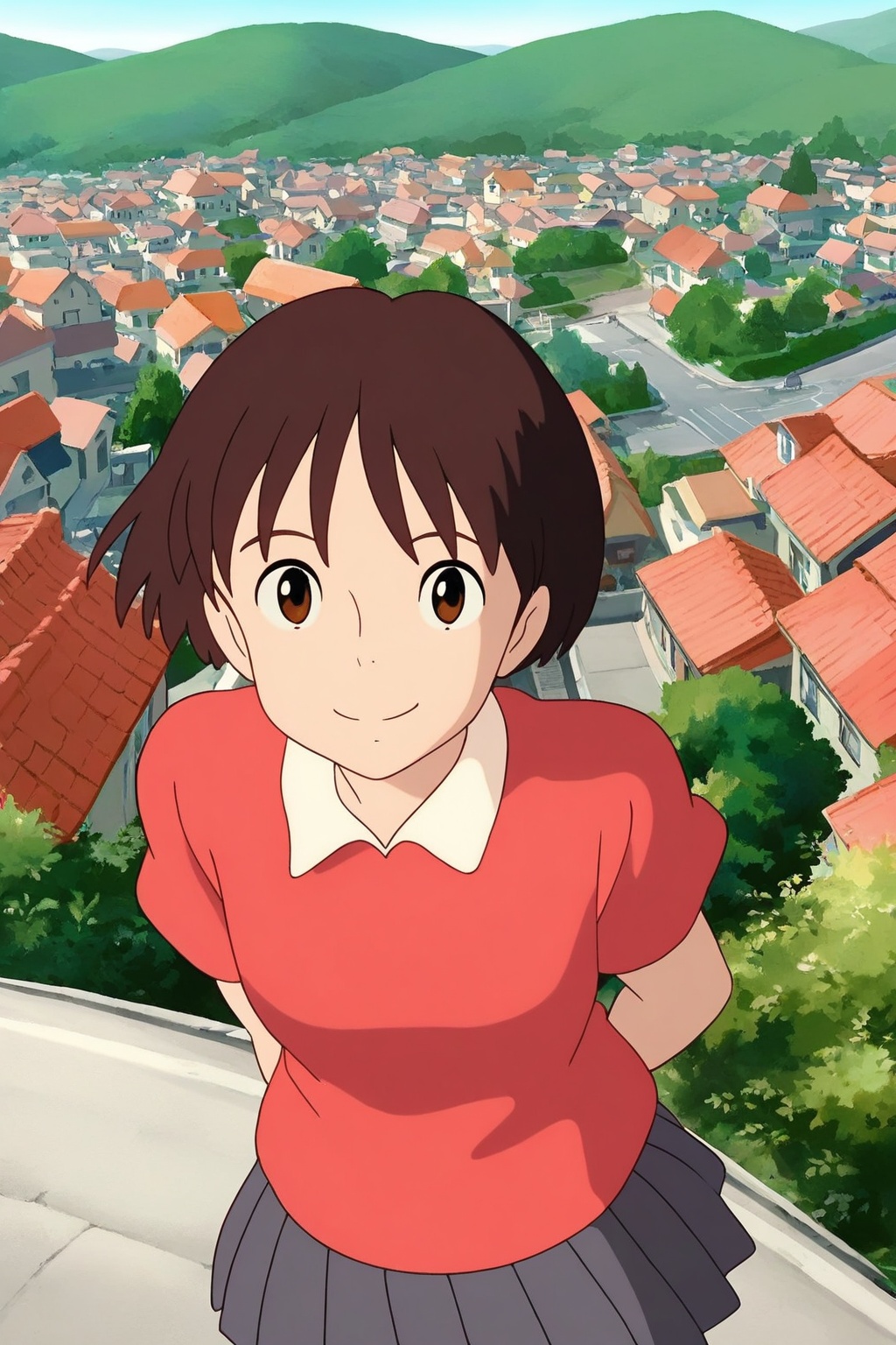 Smile ,  On the street ,  hill on Tensor.Art