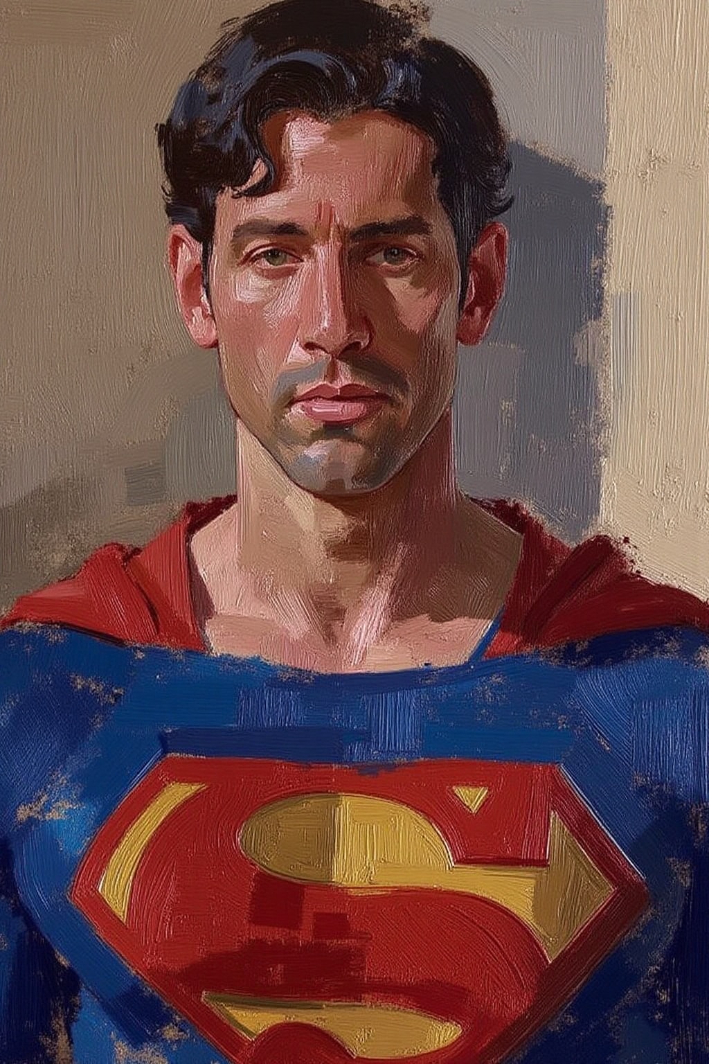 oil portraitz Superman on Tensor.Art