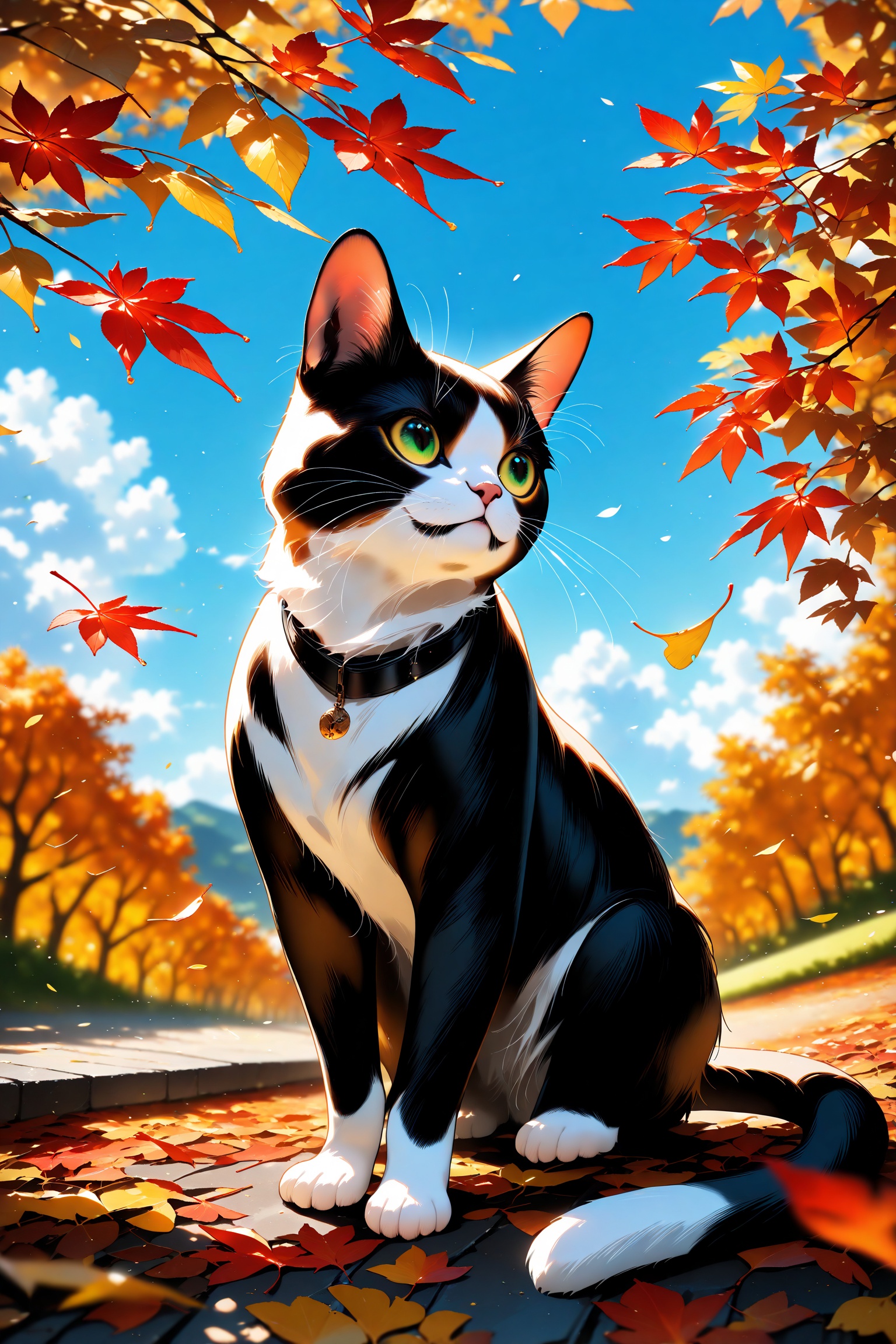 solo,  sitting,  outdoors on Tensor.Art