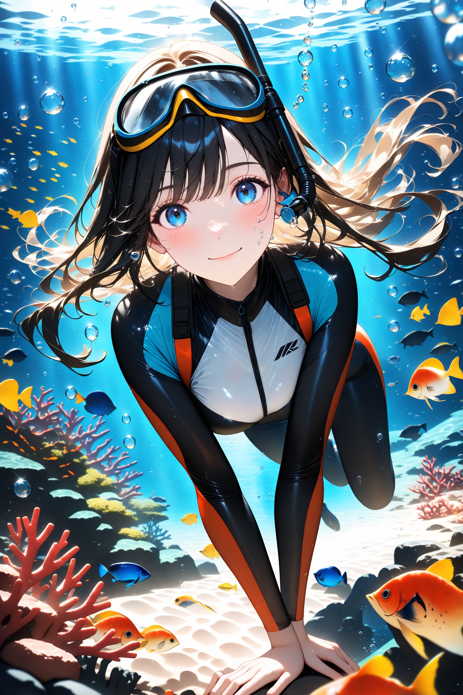 1girl,  solo,  long hair on Tensor.Art