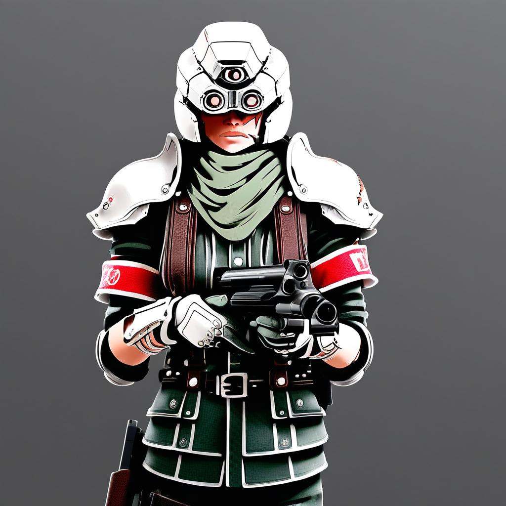 shinra-security,  solo focus,  weapon on Tensor.Art