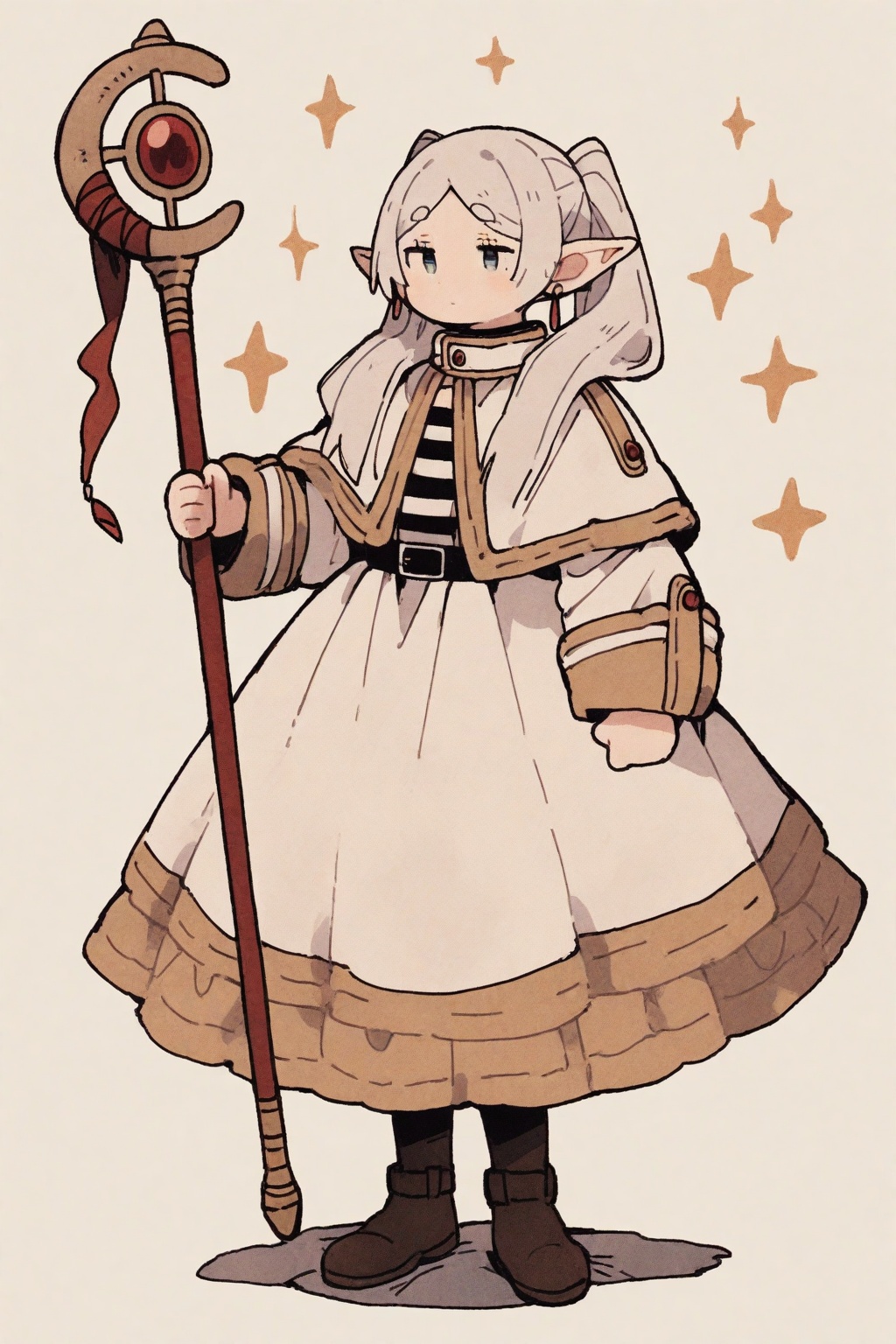 kawaii knight,  1girl,  frieren on Tensor.Art