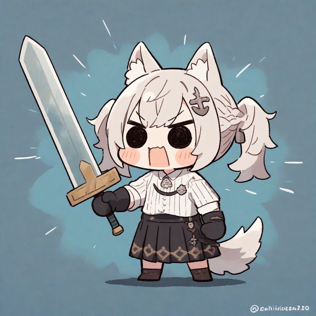 cute knight,  1girl,  holding on Tensor.Art