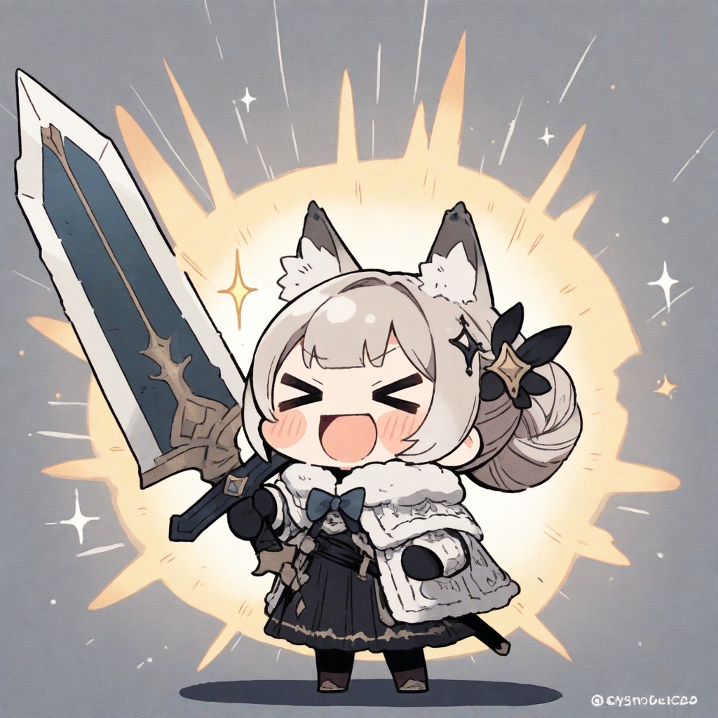 cute knight,  1girl,  weapon on Tensor.Art