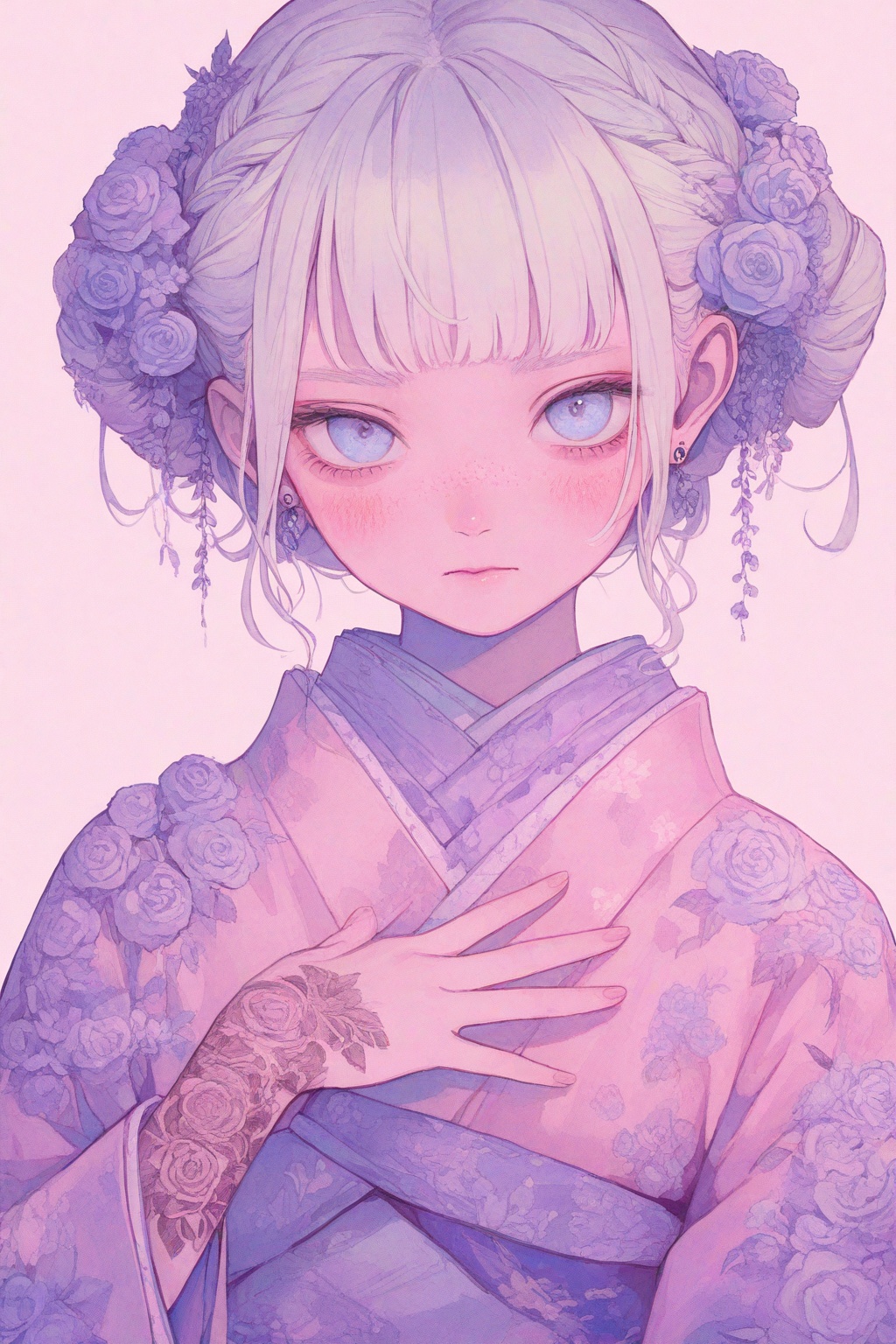 1girl,  solo,  japanese clothes on Tensor.Art
