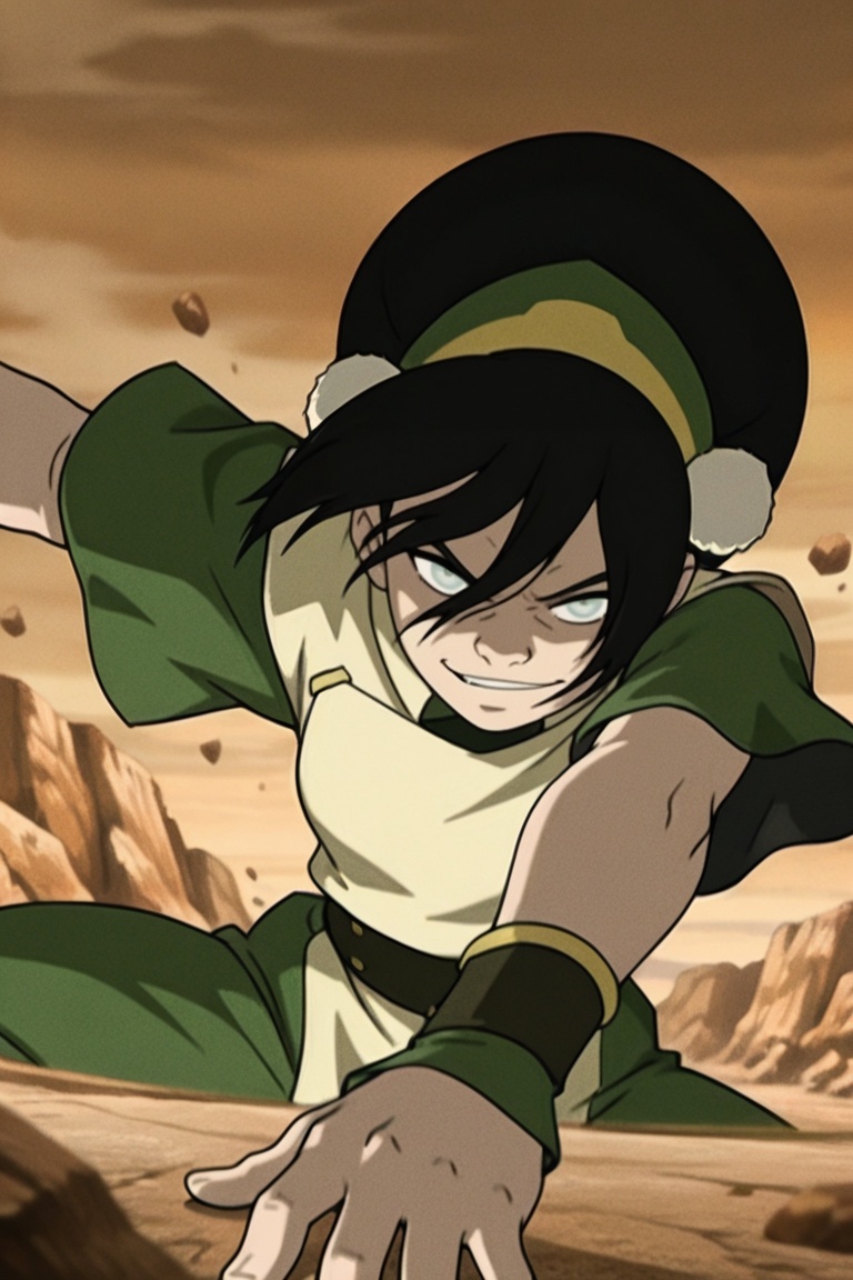 1girl,  Toph,  full-body_portrait on Tensor.Art