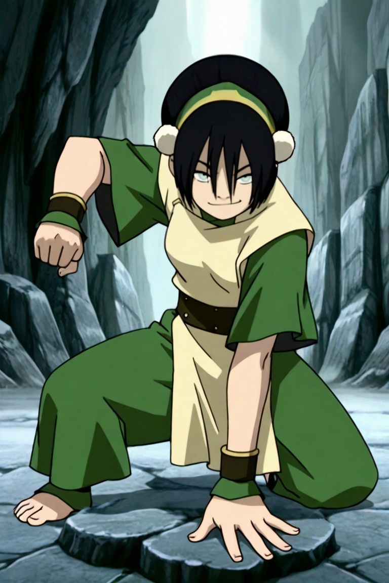 1girl,  Toph,  full-body_portrait on Tensor.Art