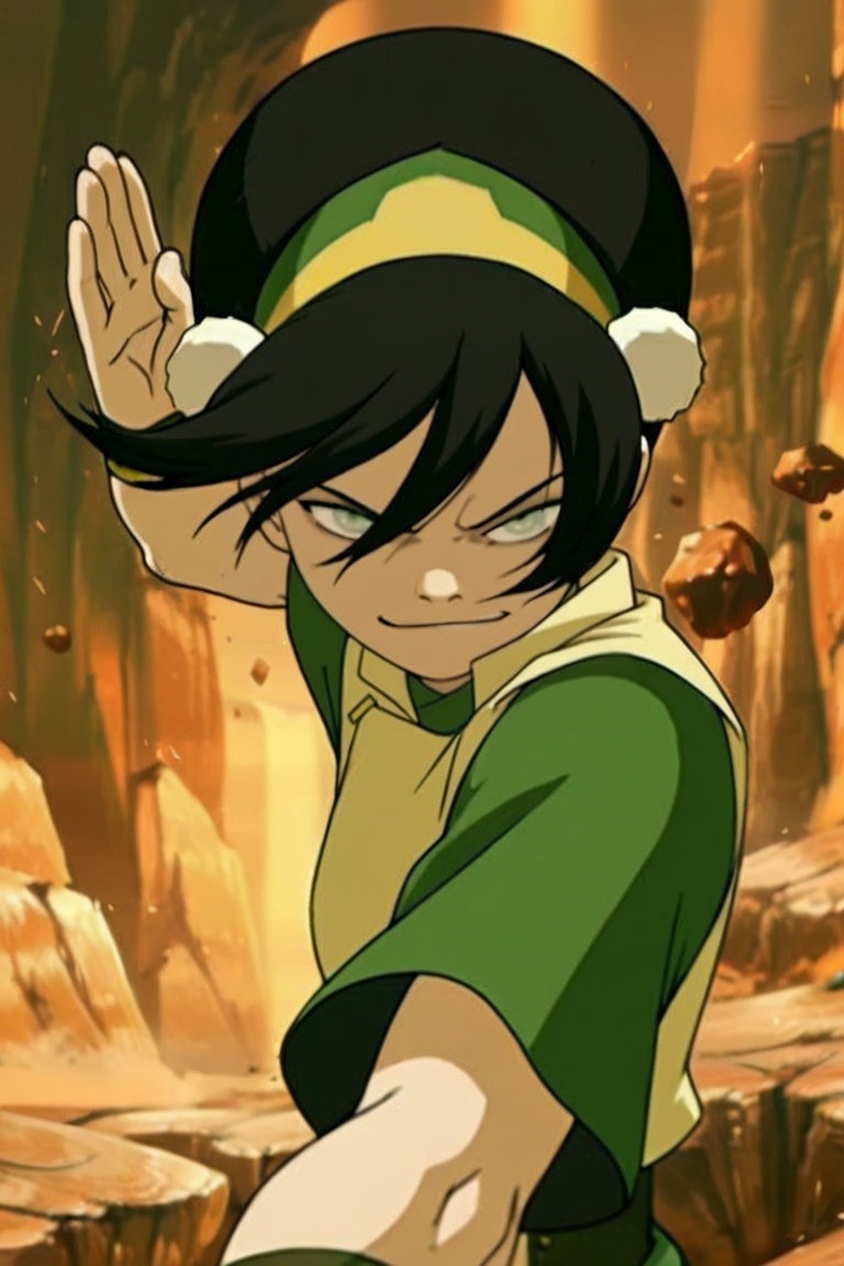 1girl,  Toph,  full-body_portrait on Tensor.Art