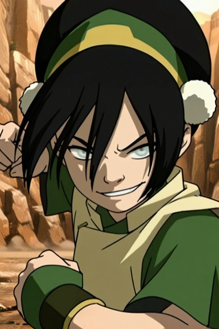 1girl,  Toph,  full-body_portrait on Tensor.Art