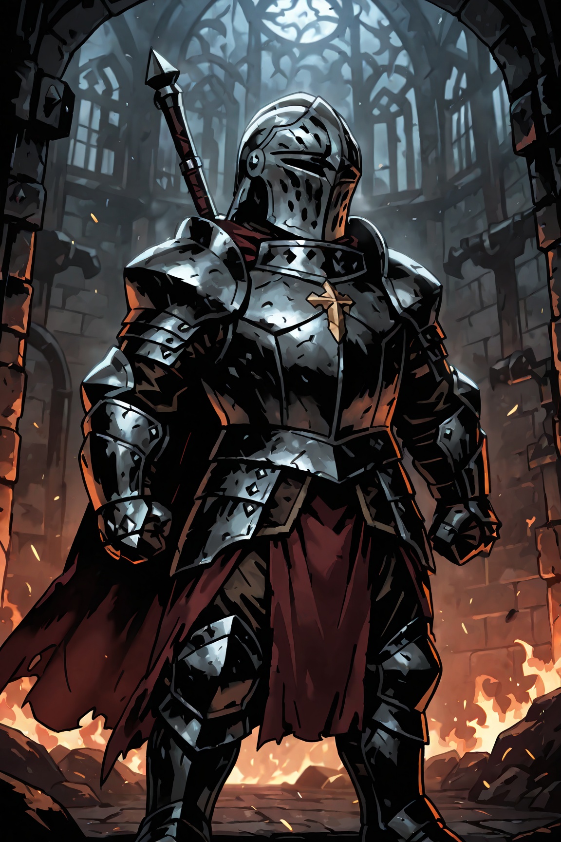 darkest_dungeon,  1boy,  knight on Tensor.Art