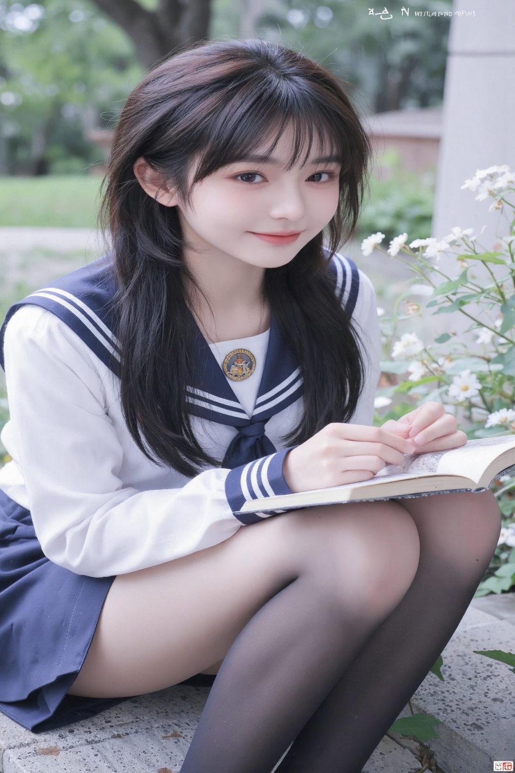 1girl,  solo,  school_uniform on Tensor.Art