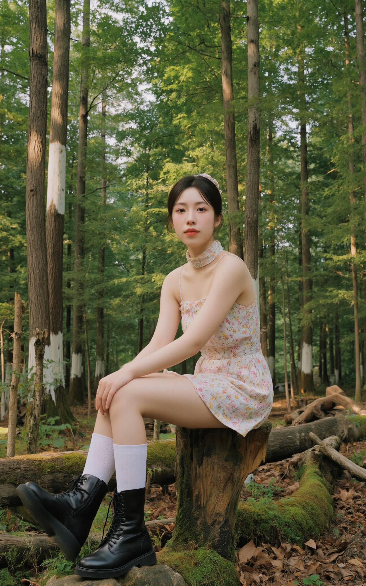 1girl,  looking at viewer,  thighs on Tensor.Art