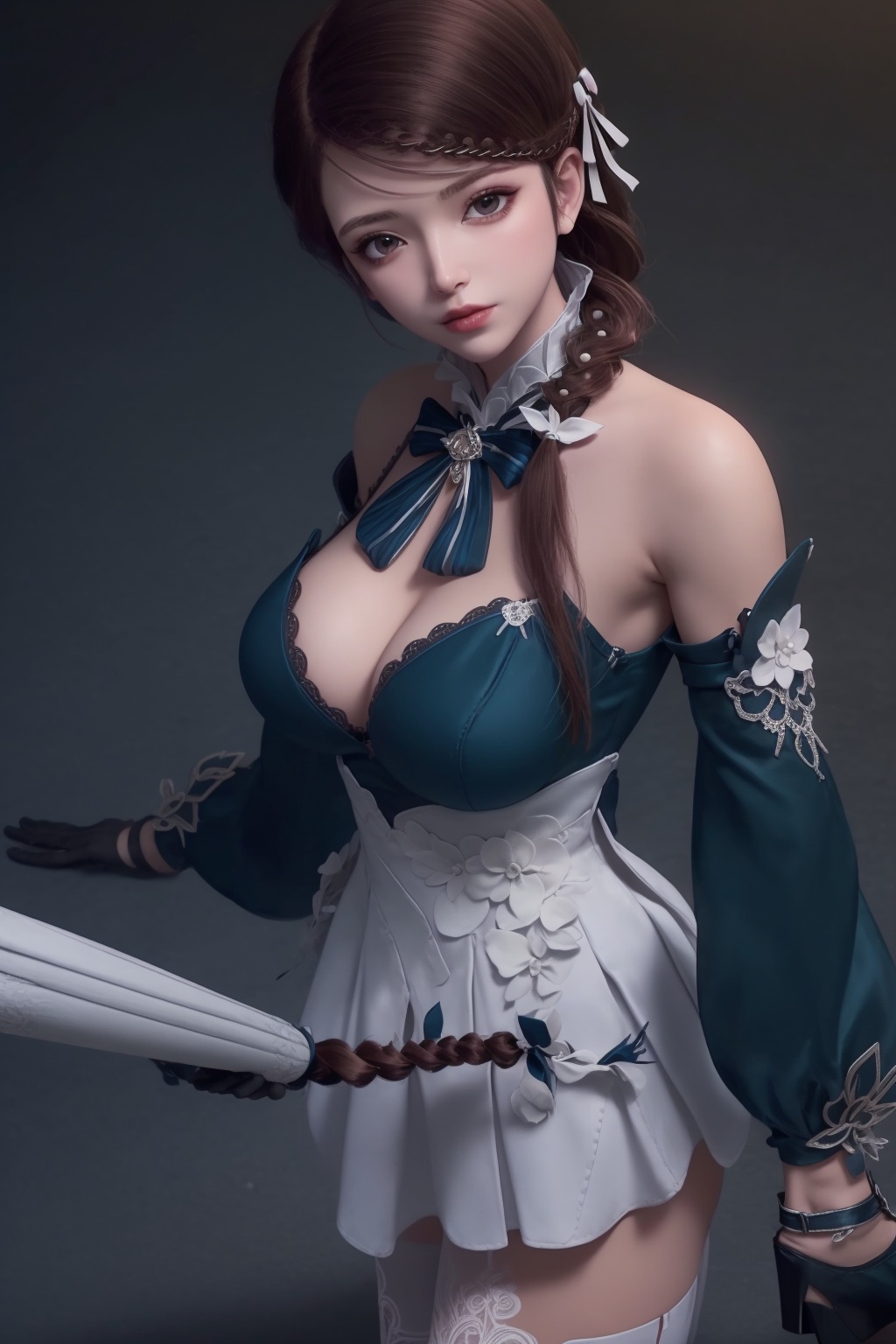 1girl,  solo,  looking at viewer on Tensor.Art