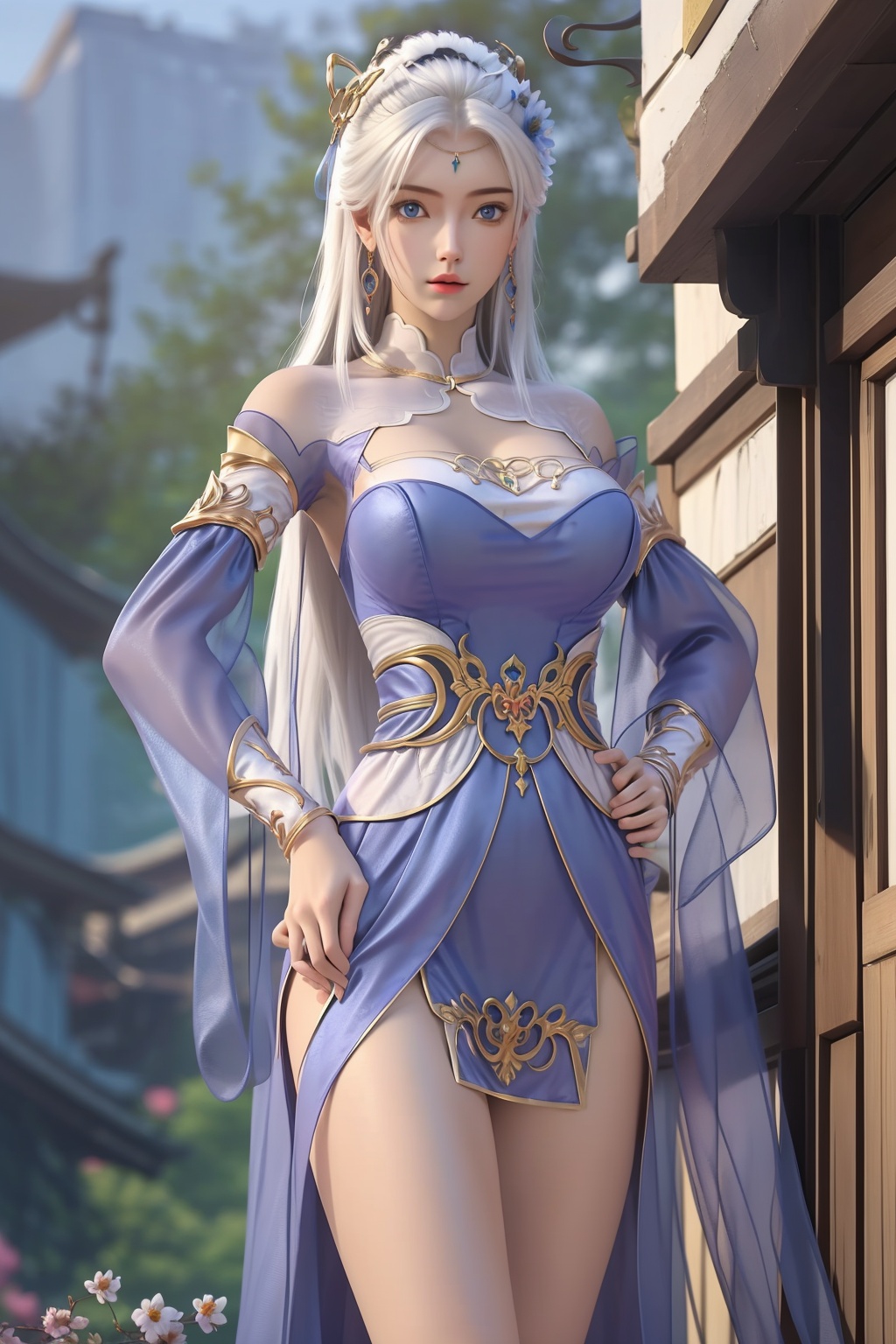 1girl,  solo,  looking at viewer on Tensor.Art
