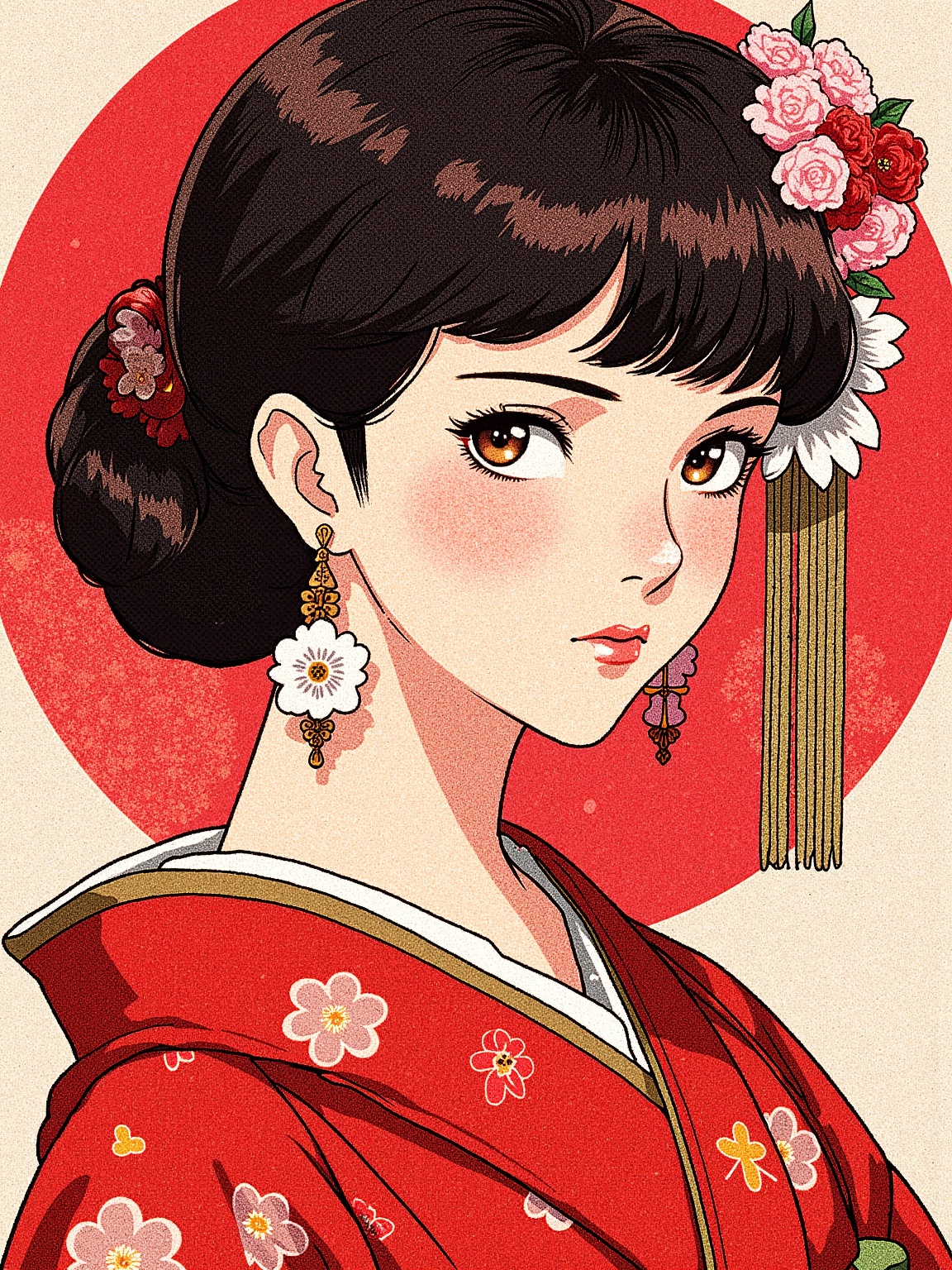 retro style,  1girl,  solo on Tensor.Art