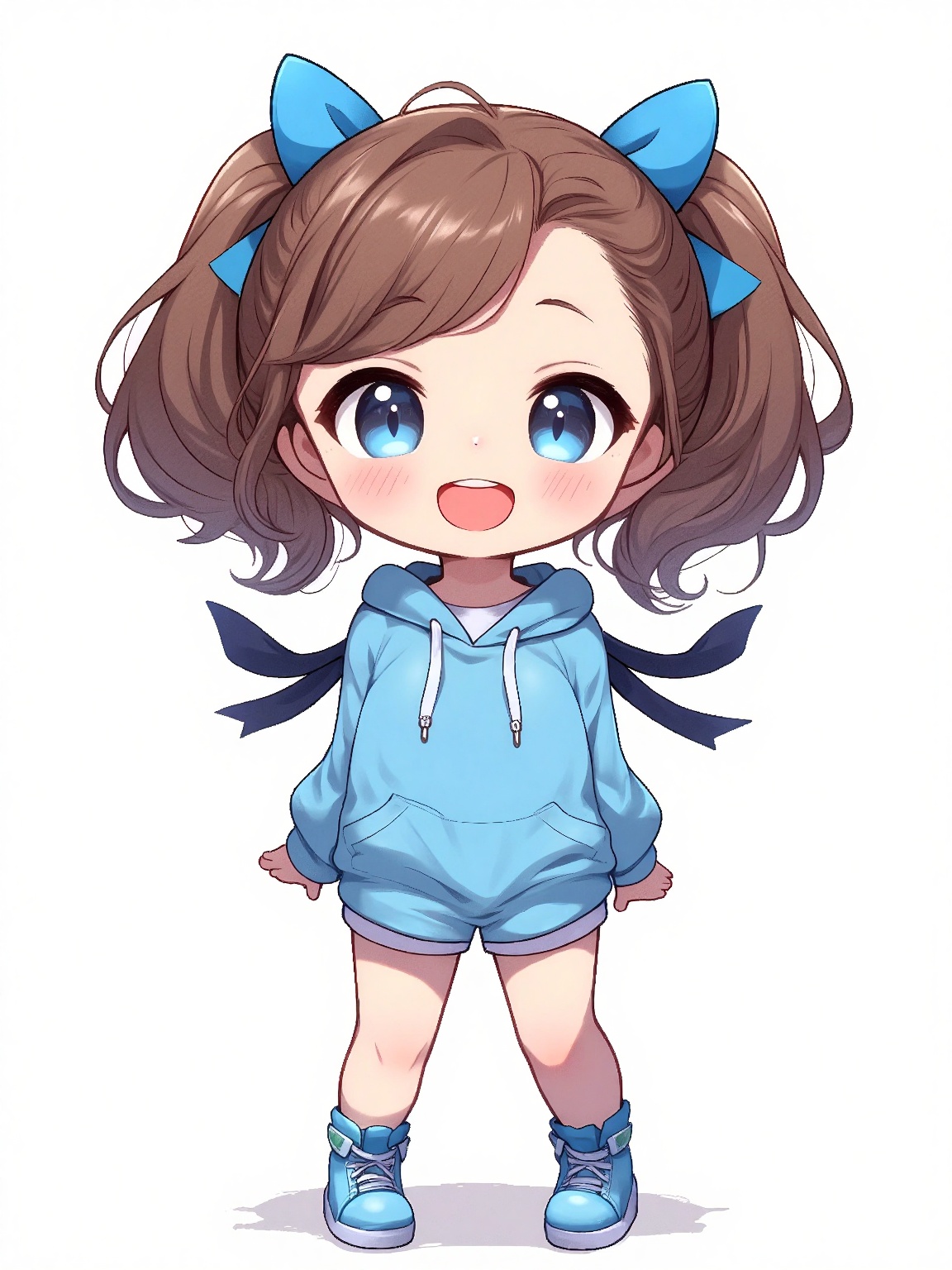 Chibi style,  1girl,  long hair on Tensor.Art