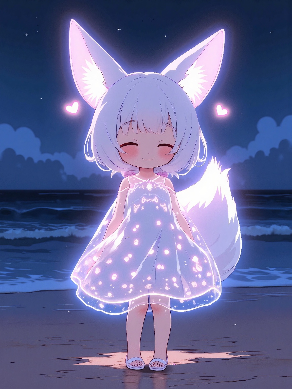 Chibi style,  1girl,  long hair on Tensor.Art