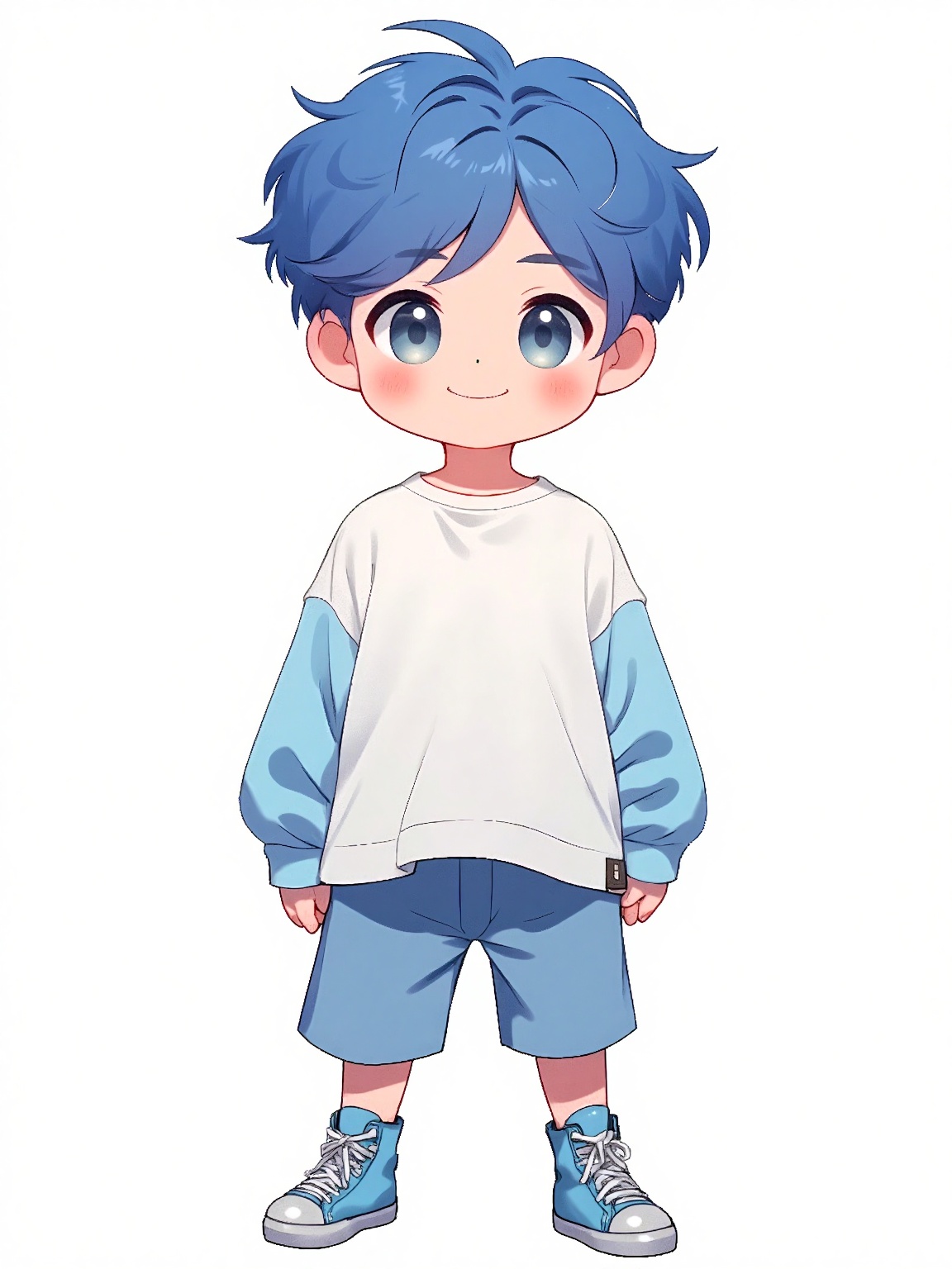 Chibi style,  looking at viewer,  smile on Tensor.Art