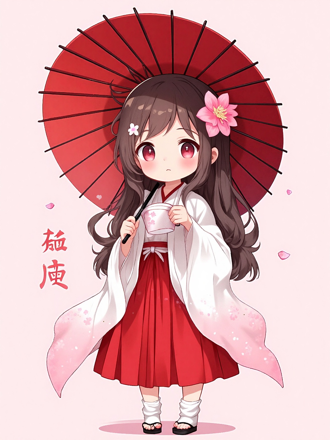 Chibi style,  1girl,  long hair on Tensor.Art