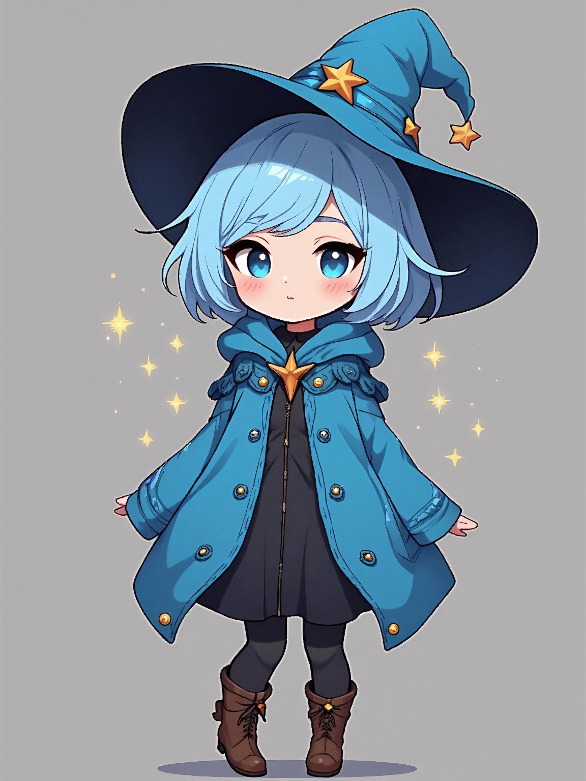 Chibi style,  1girl,  looking at viewer on Tensor.Art