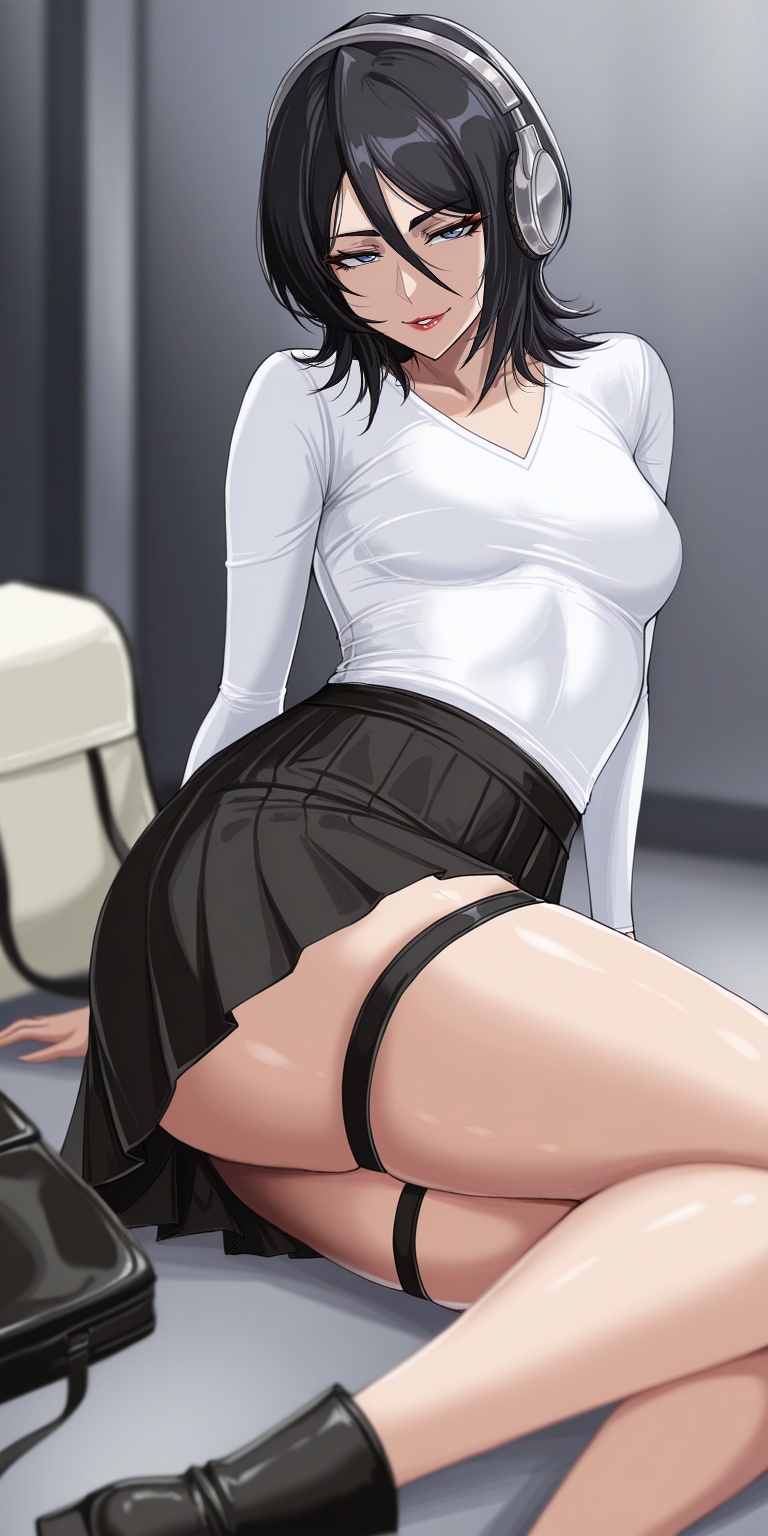 1girl,  solo,  short hair on Tensor.Art
