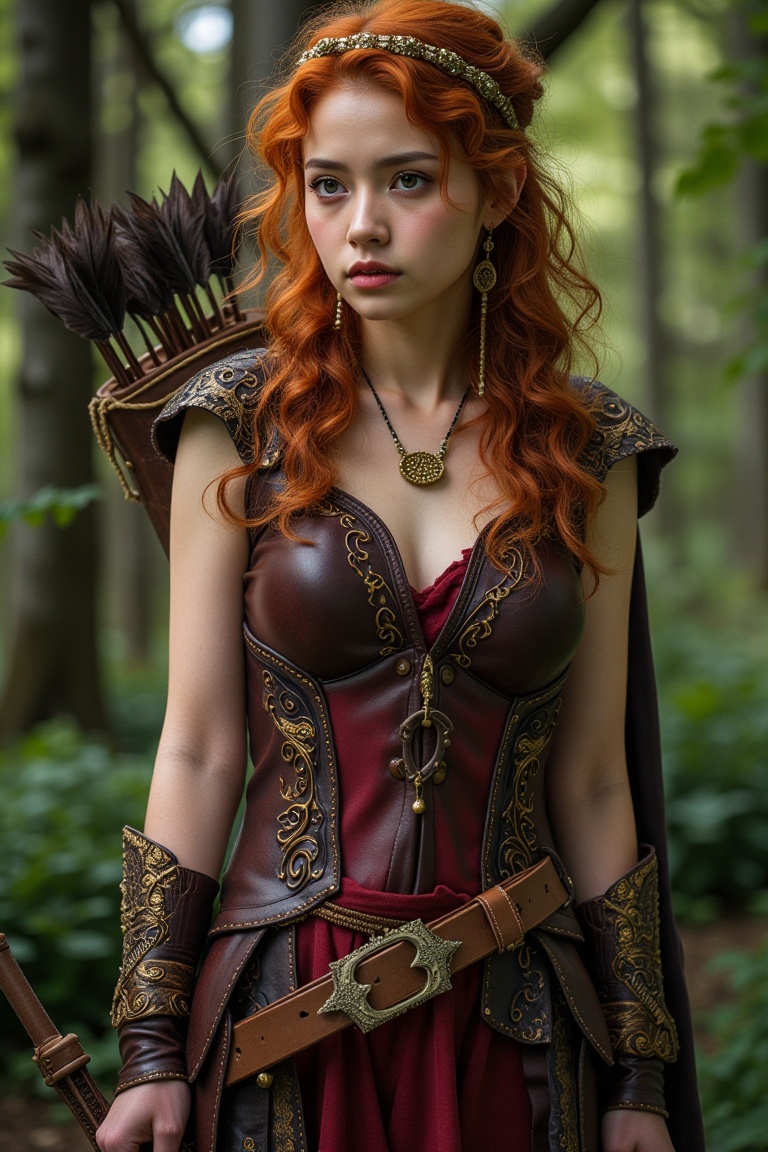 Female,  Wood Elf,  Scout on Tensor.Art