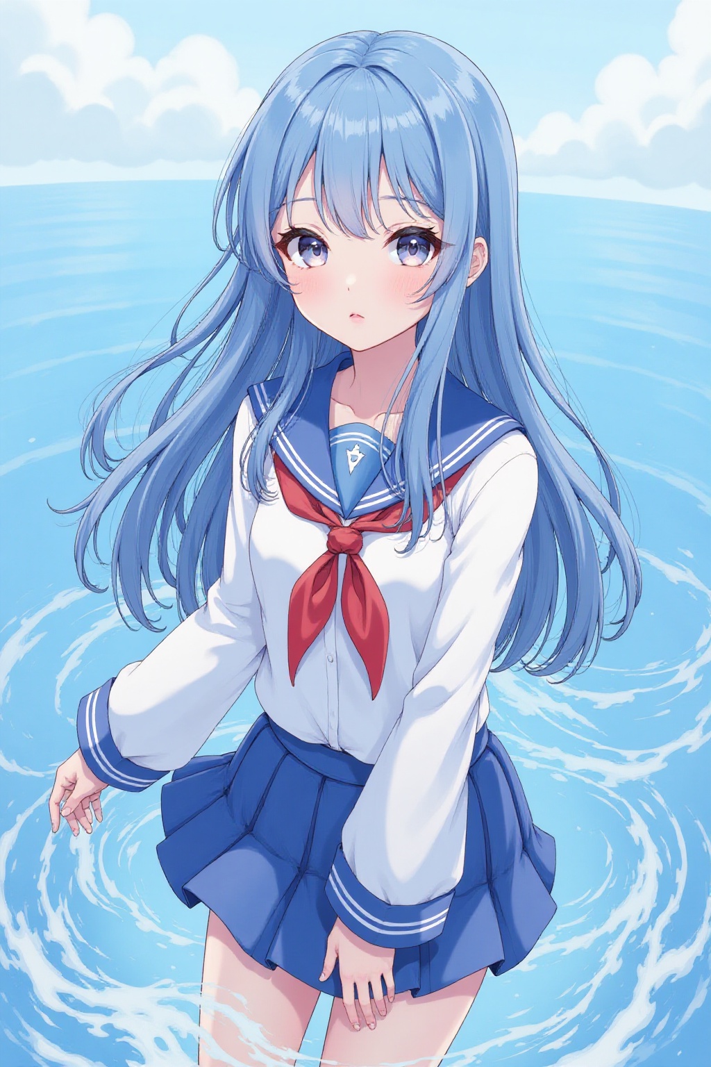 1girl,  solo,  long hair on Tensor.Art
