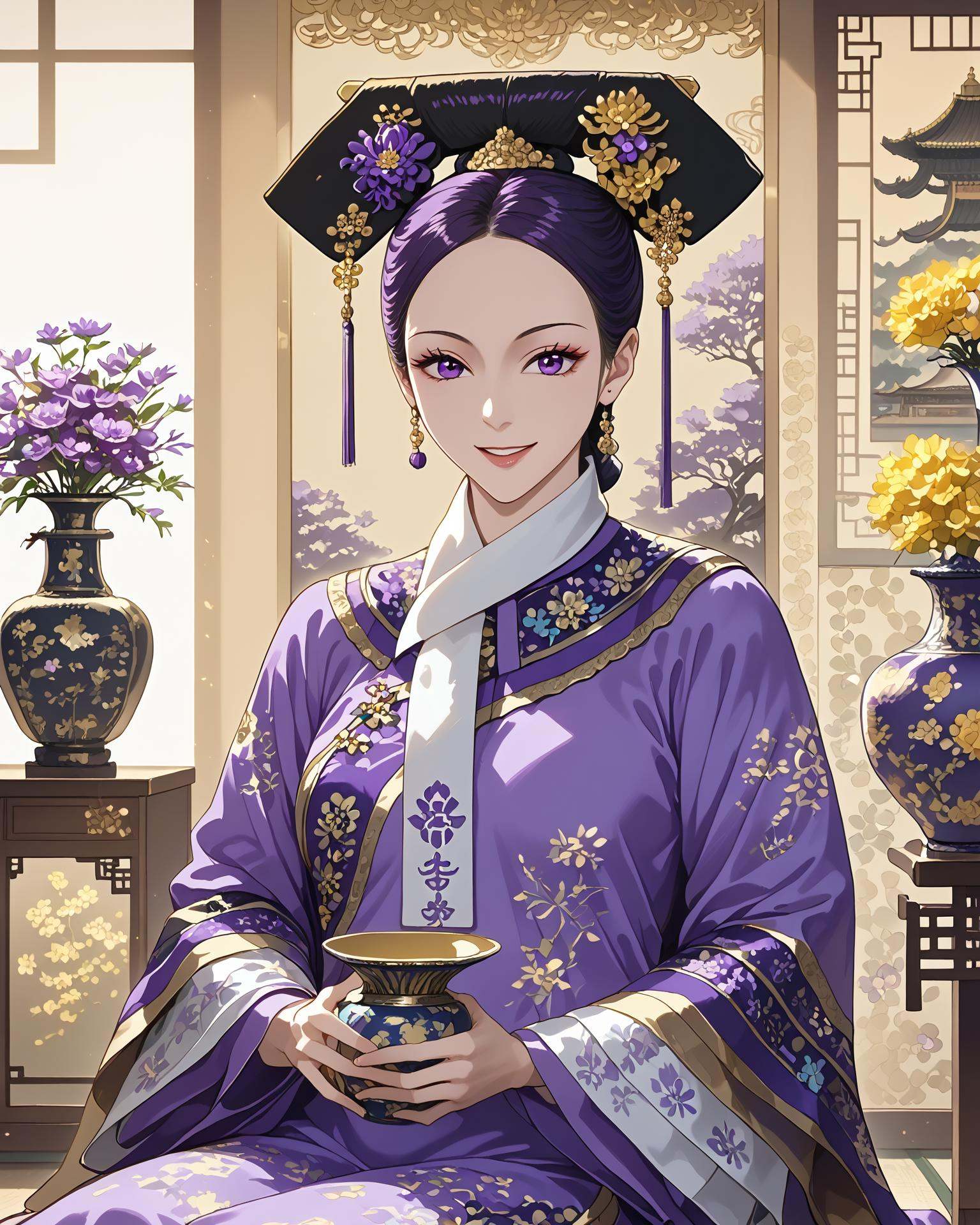 1girl,  qingfa,  (qingfa scarf) on Tensor.Art