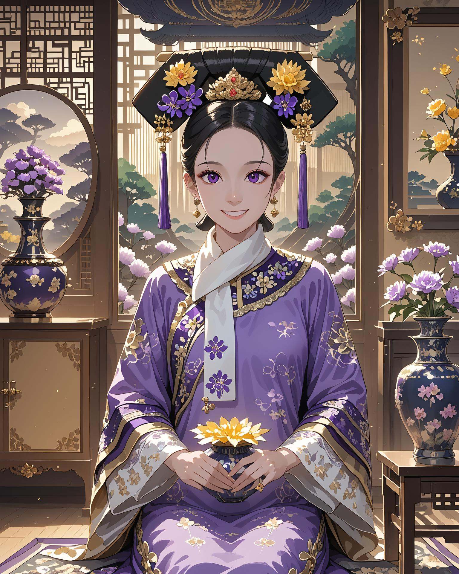 1girl,  qingfa,  (qingfa scarf) on Tensor.Art