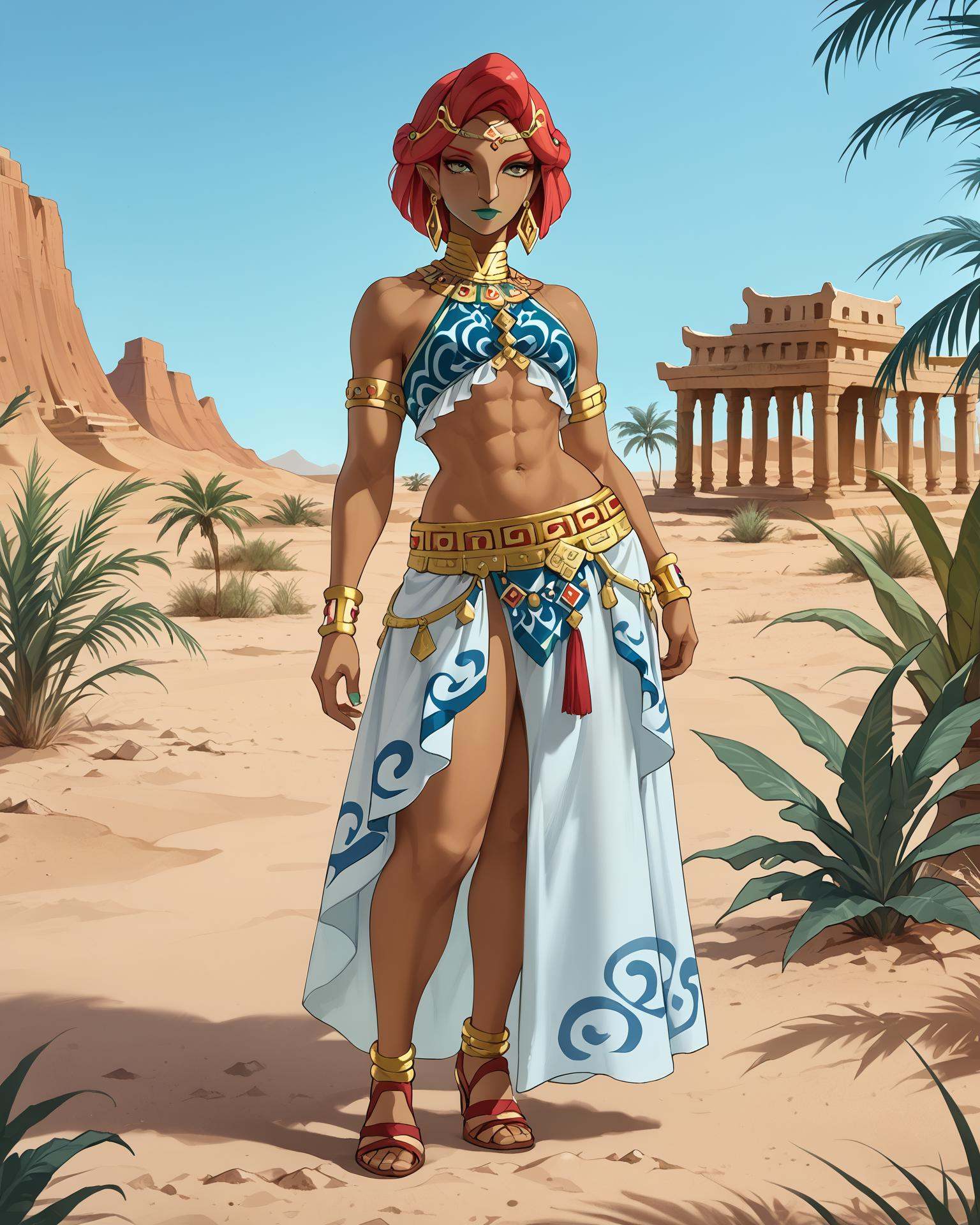 1girl,  gerudo,  full body on Tensor.Art
