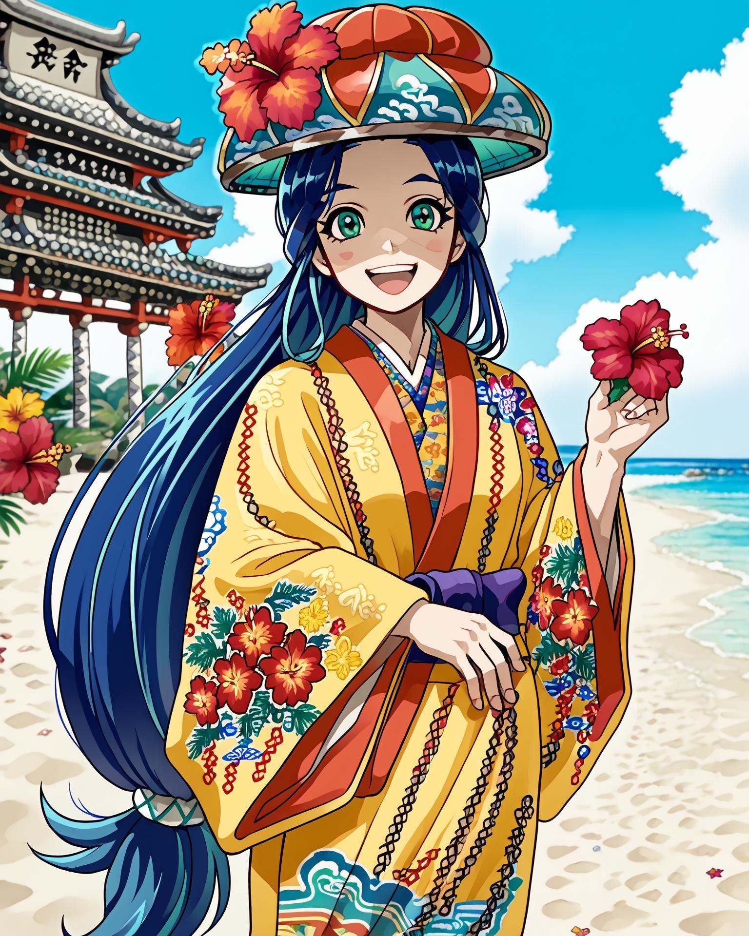 1girl,  ryusou,  long hair on Tensor.Art