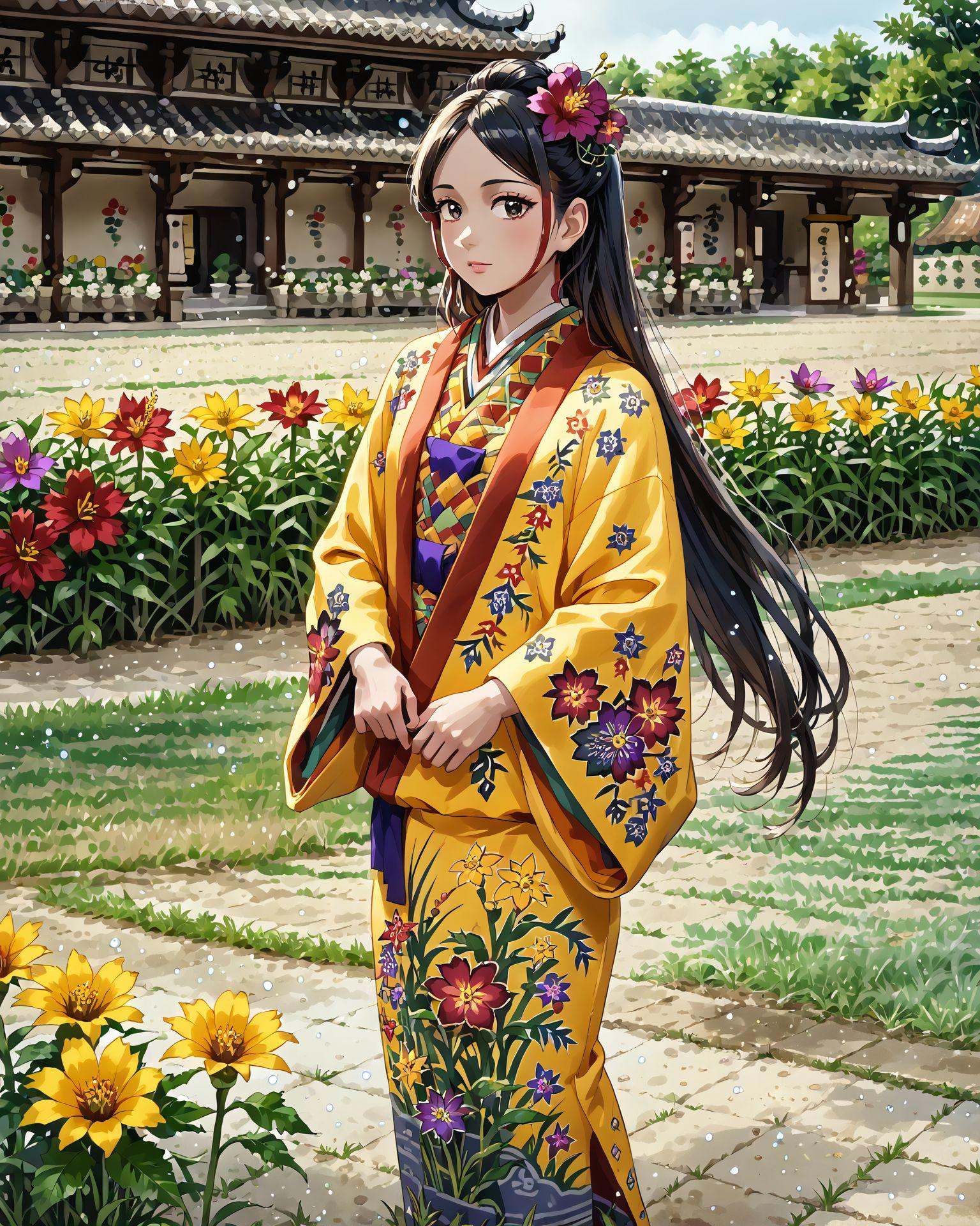 1girl,  ryusou,  long hair on Tensor.Art