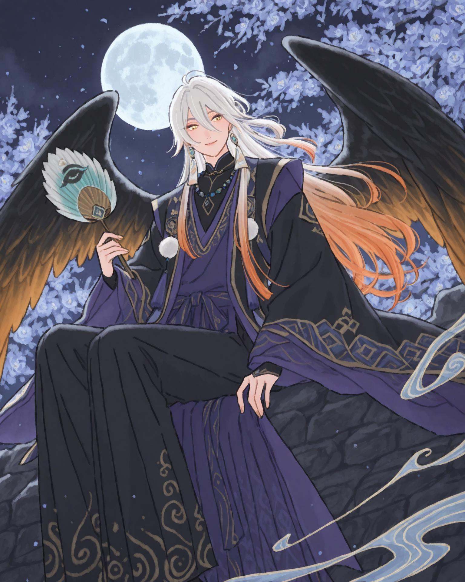 1boy,  karateng,  holding a karateng fan on Tensor.Art