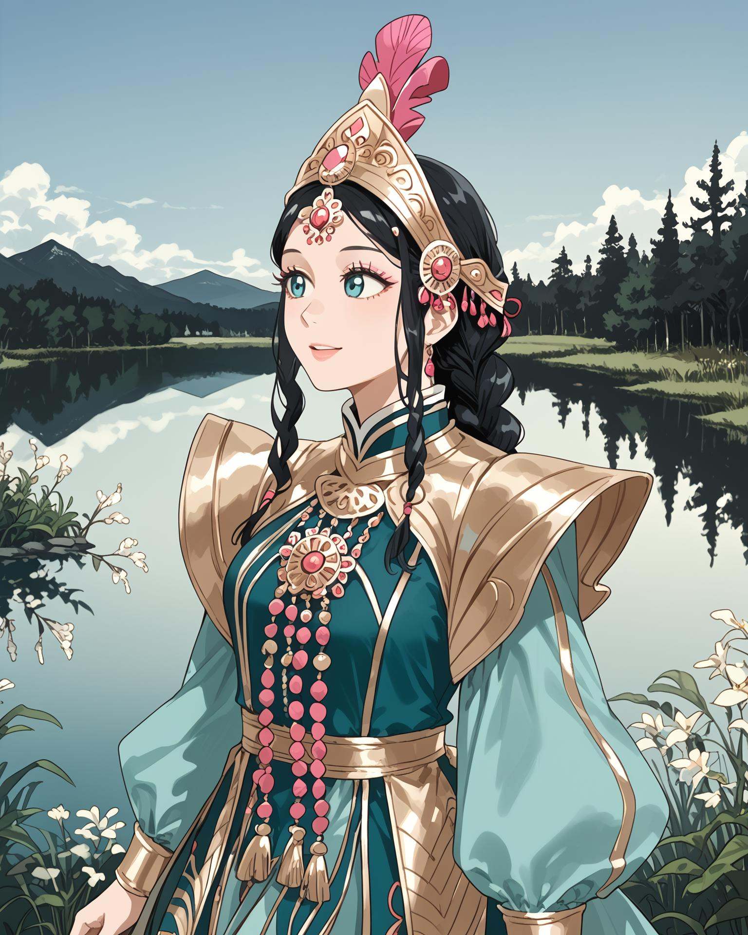 1girl,  wearing yakutfa,  yakutfa clothes on Tensor.Art