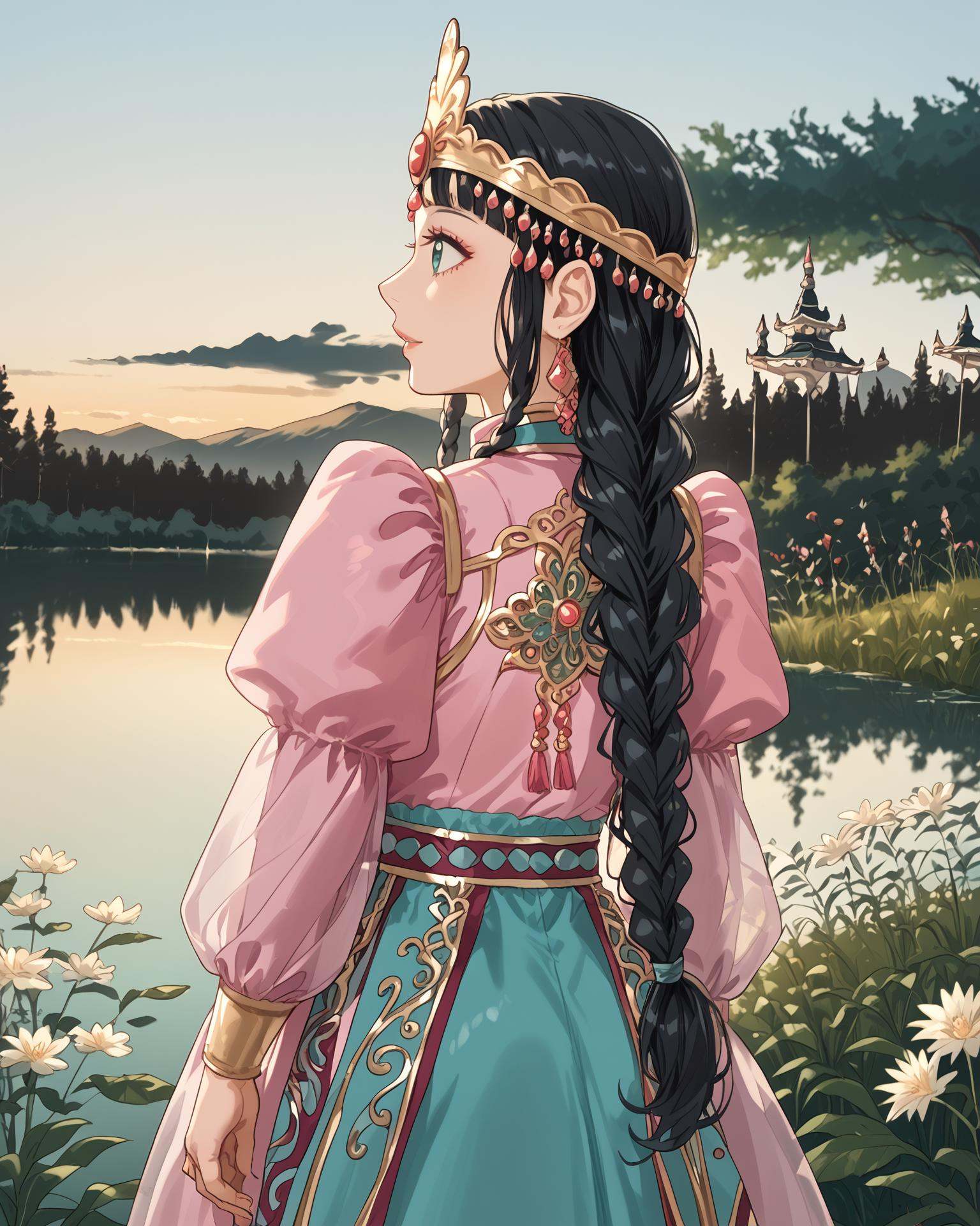 1girl,  wearing yakutfa,  yakutfa clothes on Tensor.Art