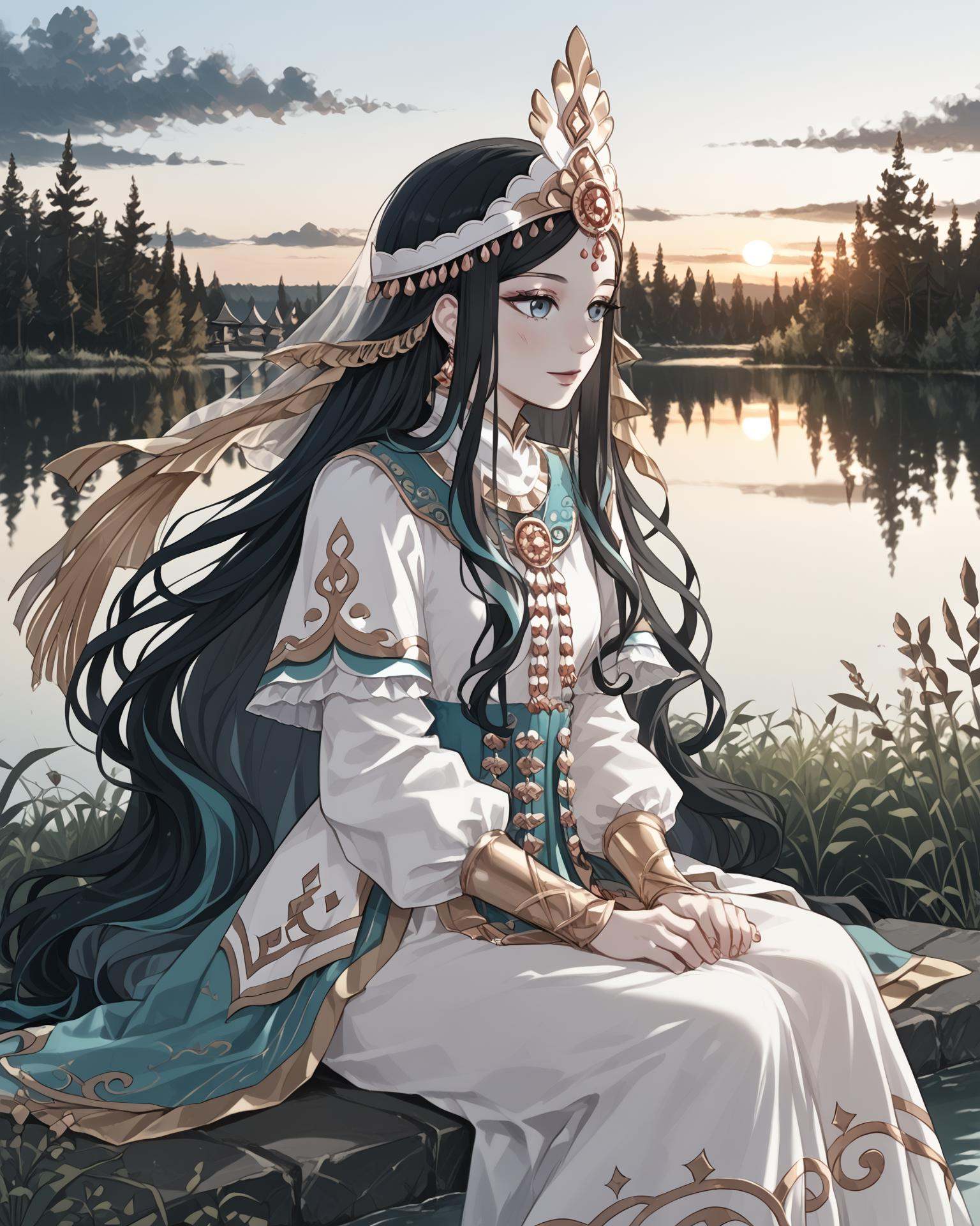 1girl,  wearing yakutfa,  yakutfa clothes on Tensor.Art