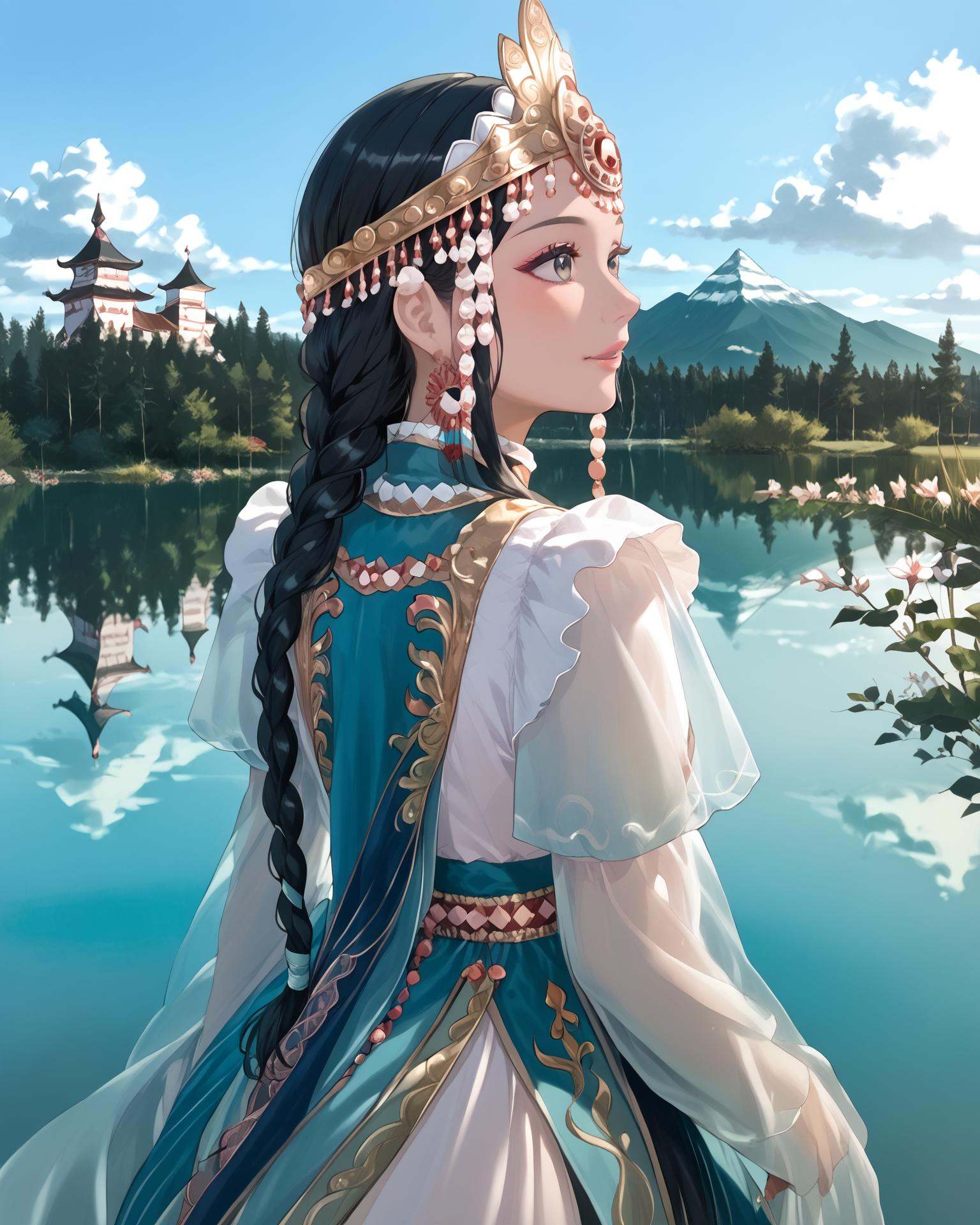 1girl,  wearing yakutfa,  yakutfa clothes on Tensor.Art