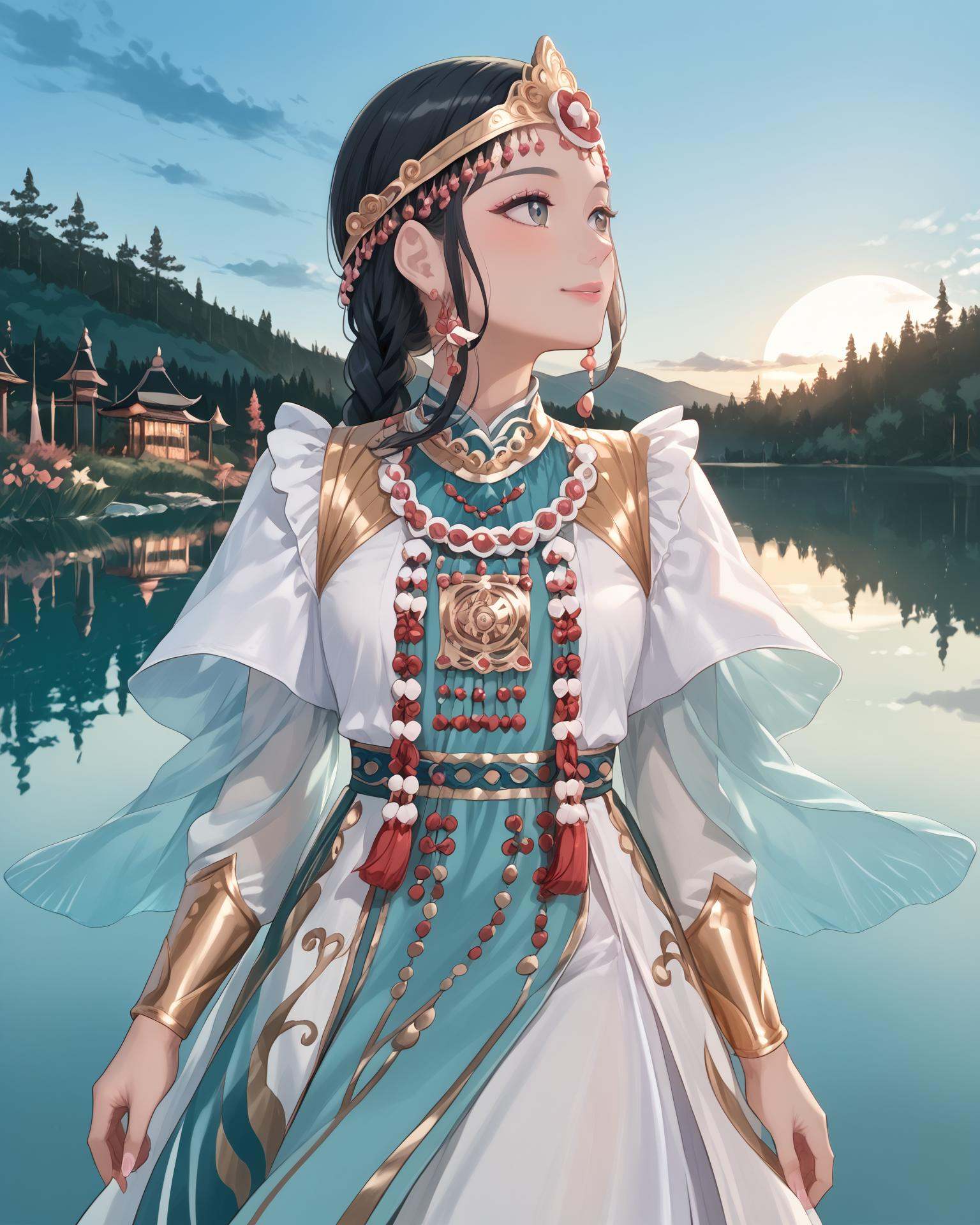 1girl,  wearing yakutfa,  yakutfa clothes on Tensor.Art