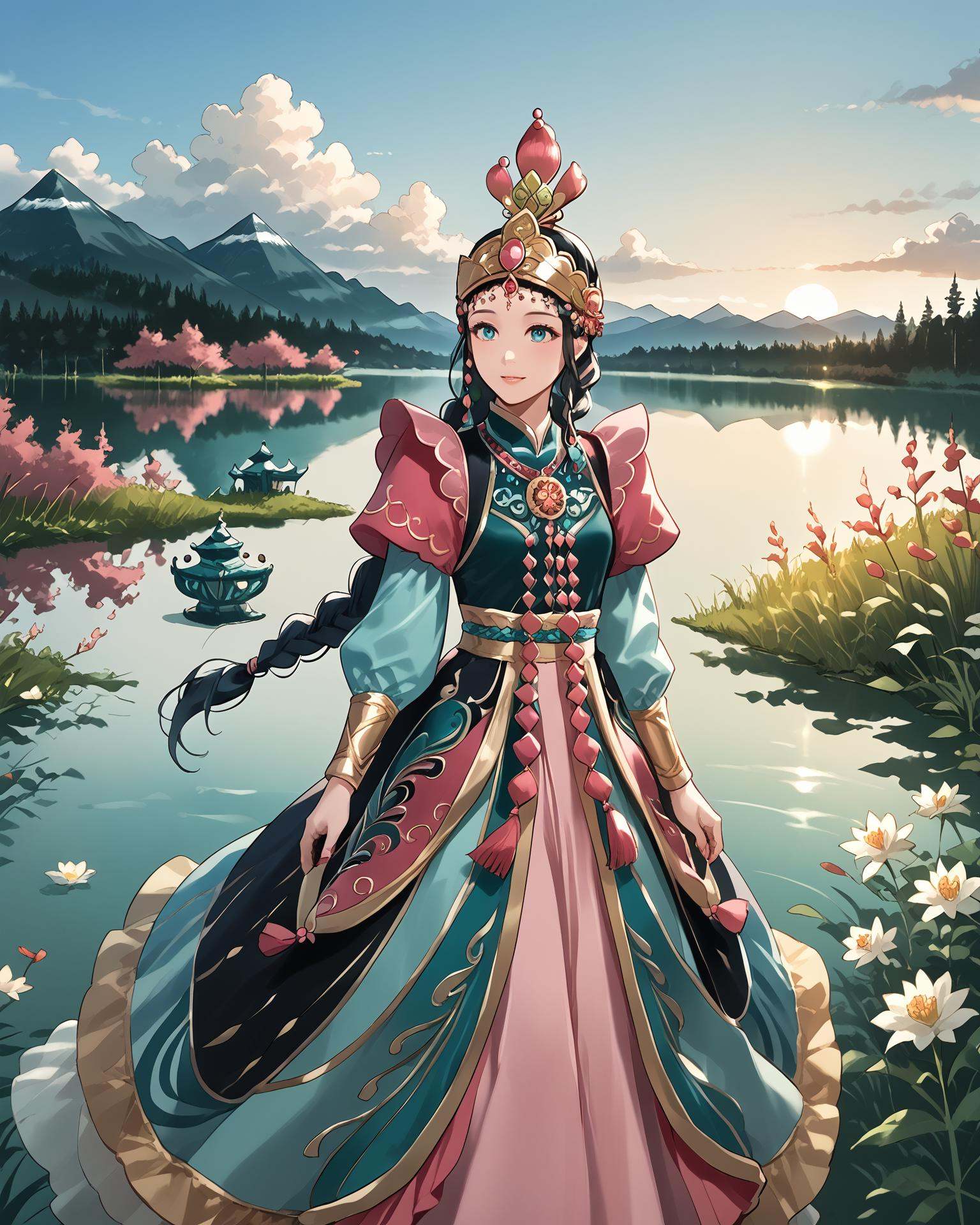 1girl,  wearing yakutfa,  yakutfa clothes on Tensor.Art