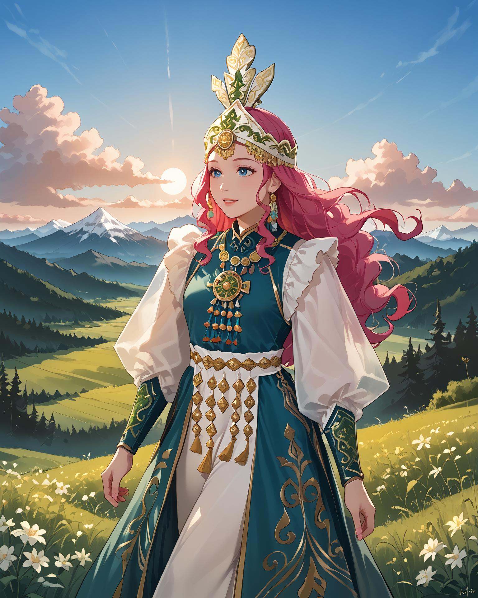 1girl,  wearing yakutfa,  yakutfa clothes on Tensor.Art