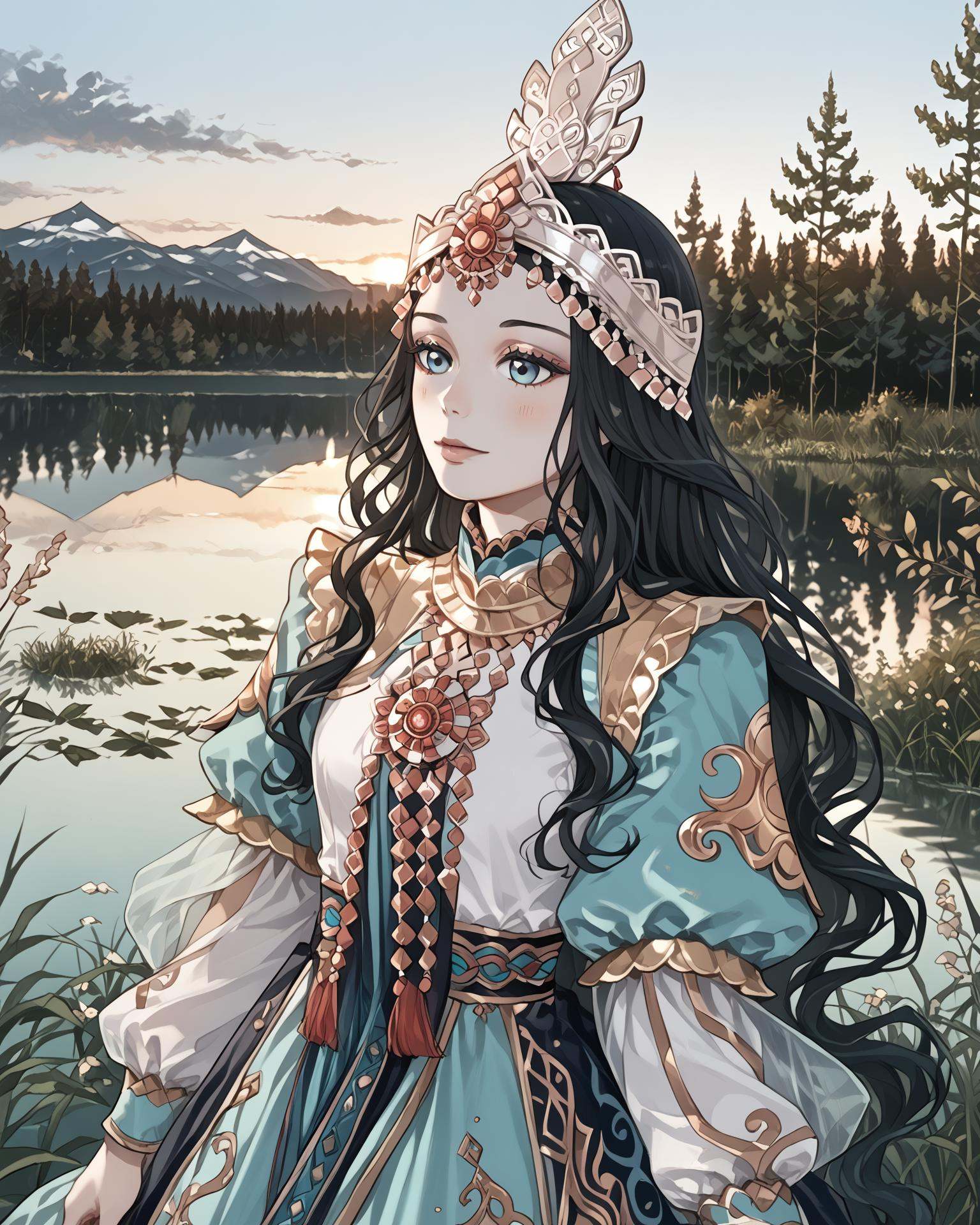 1girl,  wearing yakutfa,  yakutfa clothes on Tensor.Art