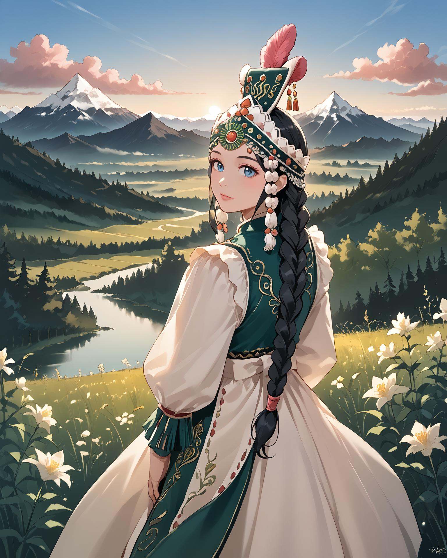 1girl,  wearing yakutfa,  yakutfa clothes on Tensor.Art
