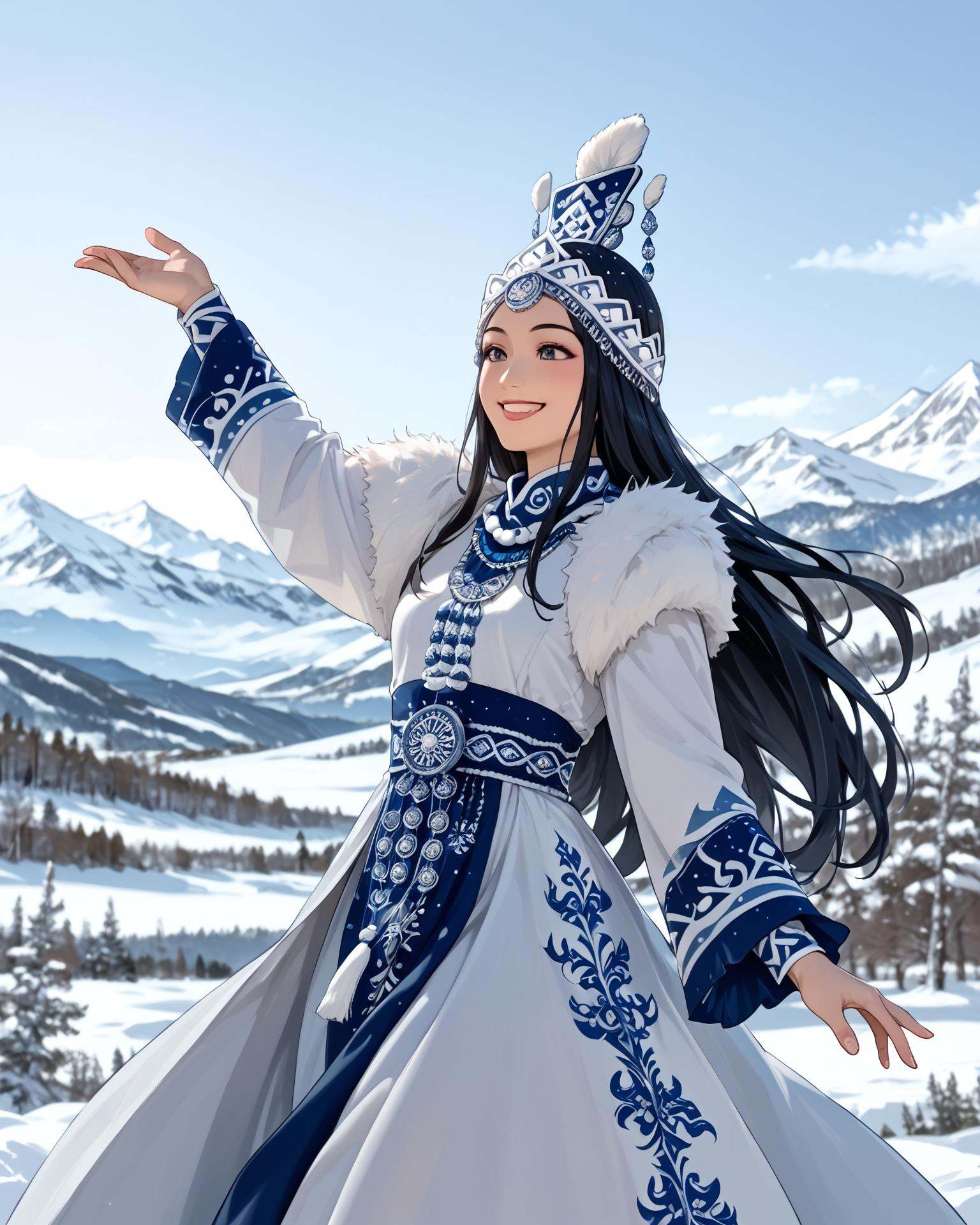 1girl,  wearing yakutfa,  yakutfa clothes on Tensor.Art