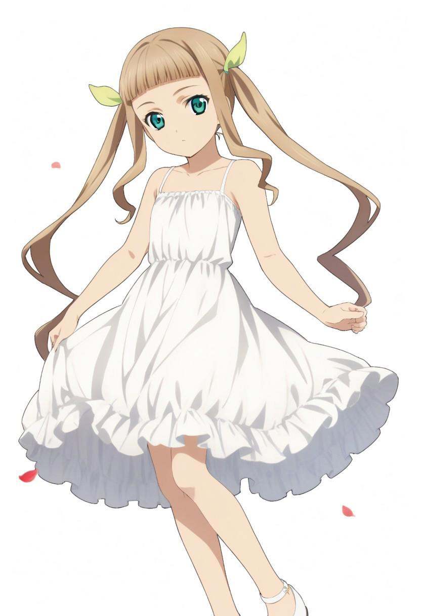 elle mel marta,  twintails,  light brown hair on Tensor.Art