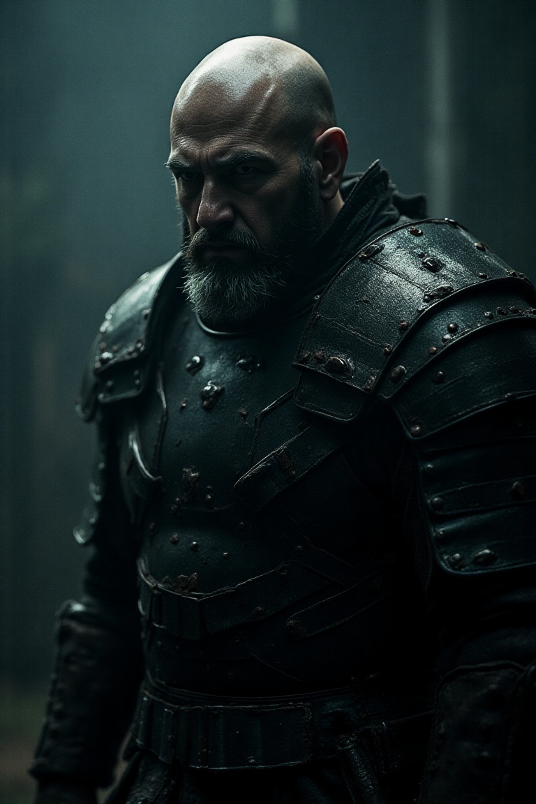 Battle dwarf,  plate armor,  grey face on Tensor.Art